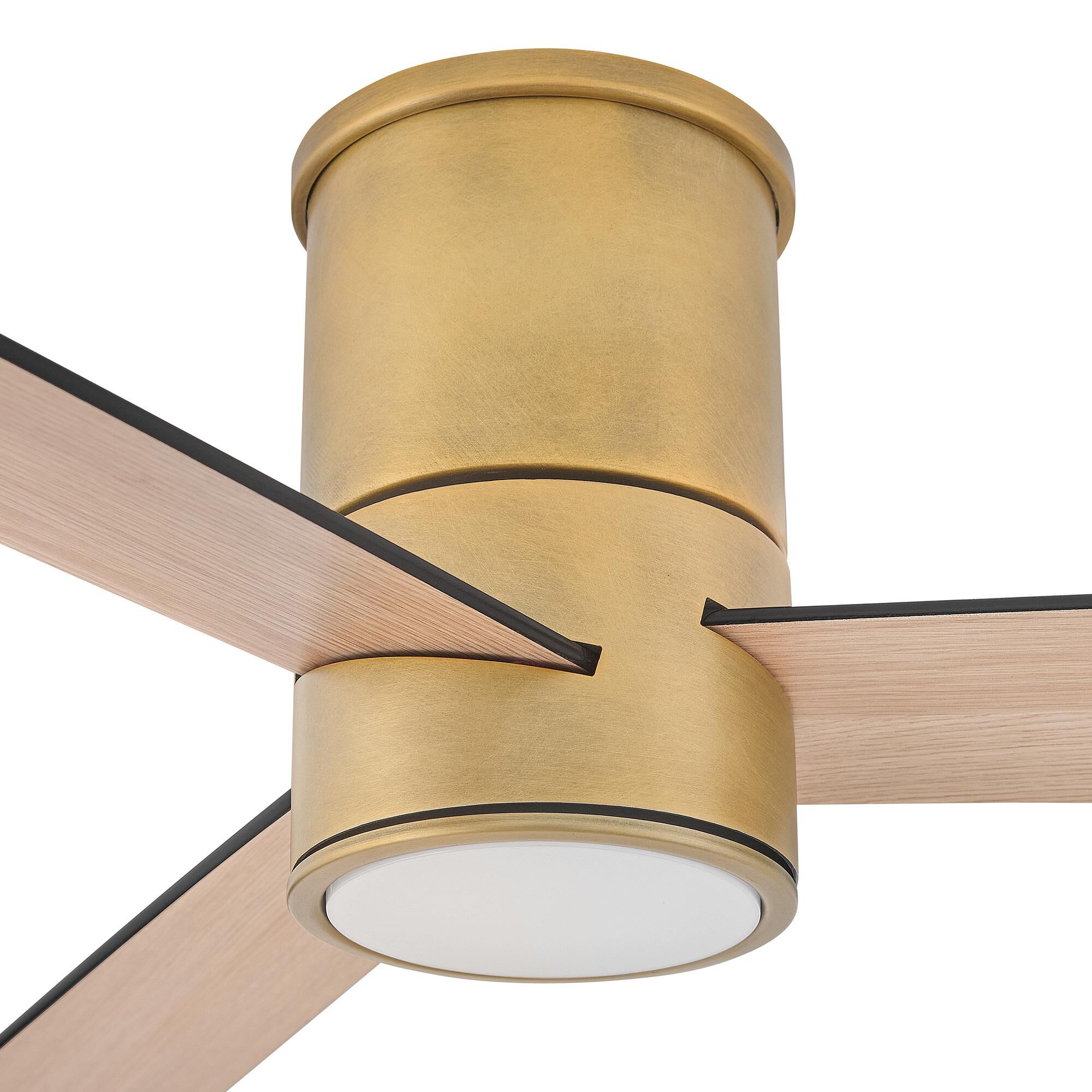Speck 52 Inch Flush Mount Fan with Light Kit,