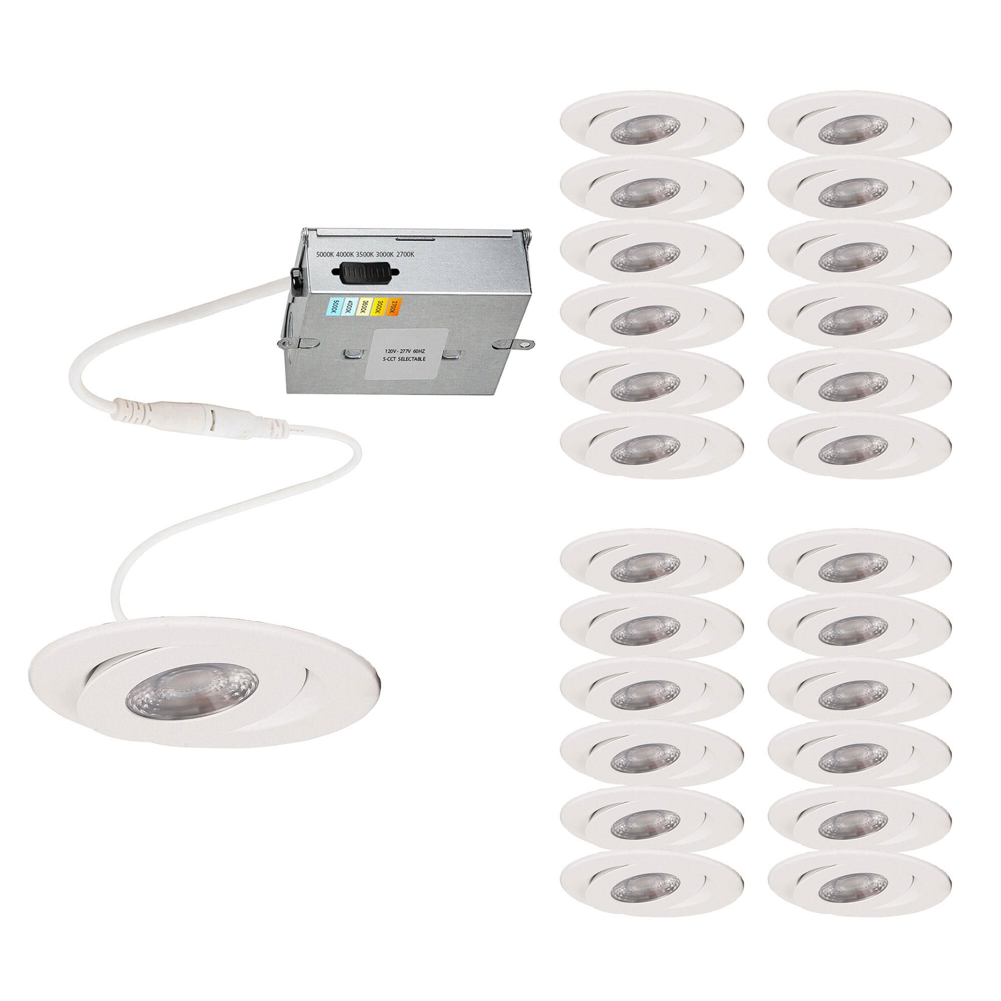 Lotos 5 Inch Recessed Lighting Trim Pack of 24 by WAC Lighting