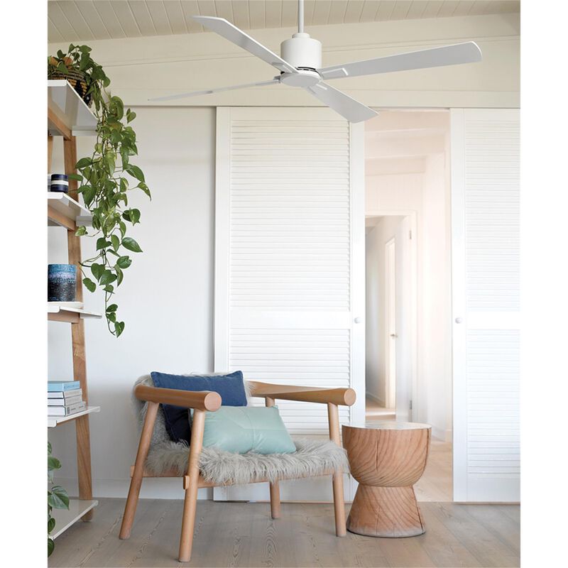 Climate 52 Inch Ceiling Fan with Light Kit by Beacon Lighting