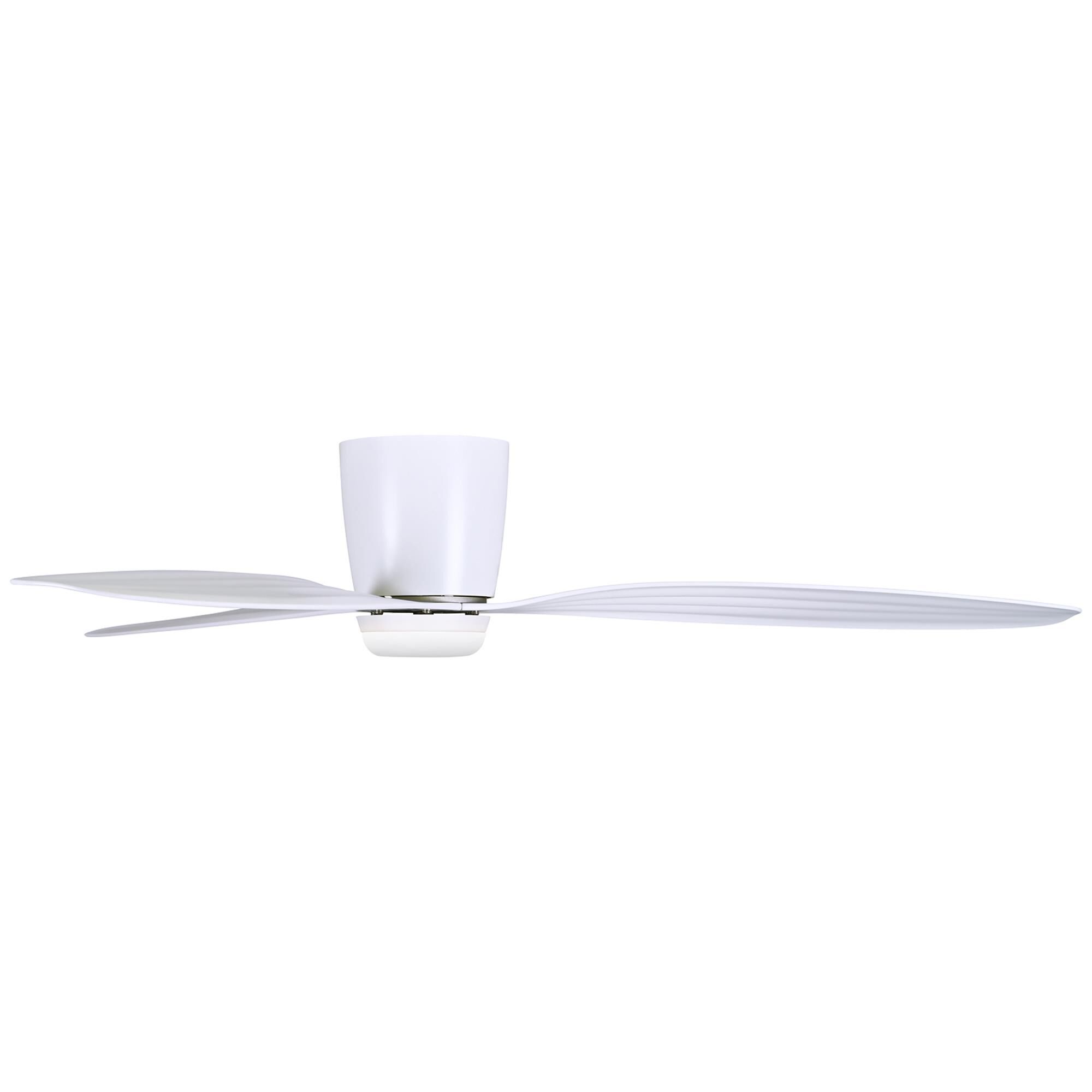 Ventiara 52 Inch Flush Mount Fan with Light Kit,