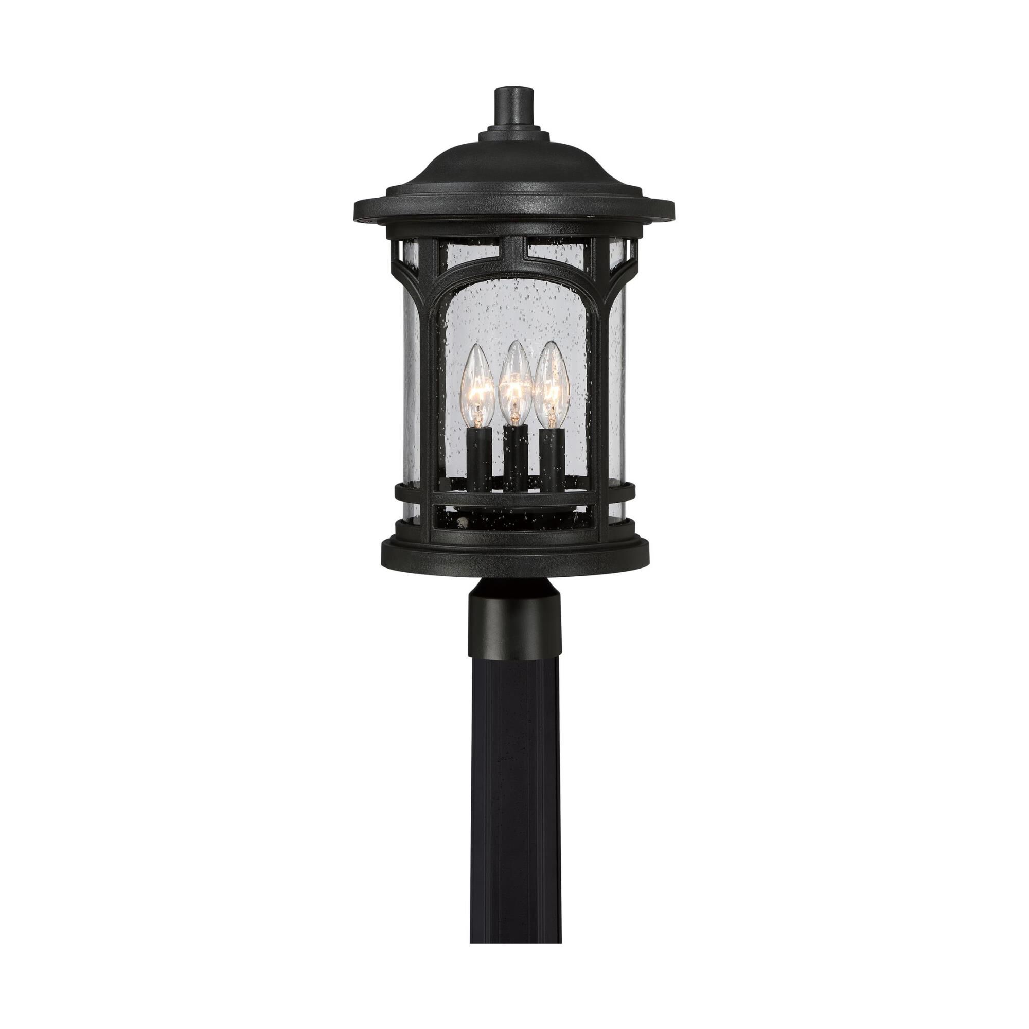 Shown in Mystic Black finish and Clear Seedy glass