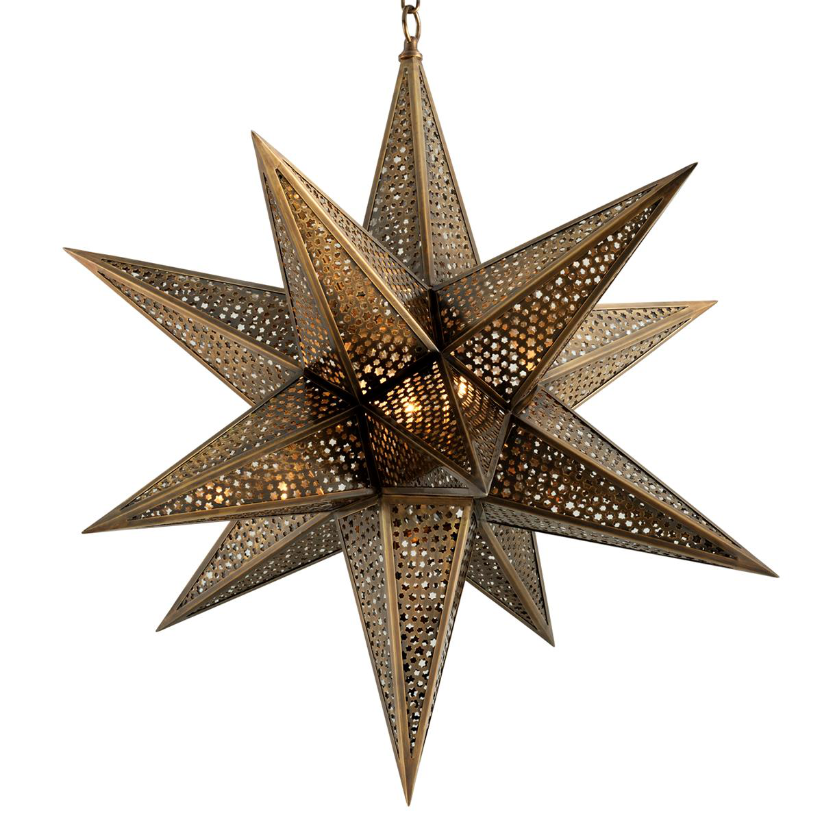 Martyn Lawrence Bullard Star Of The East 30 Inch Chandelier by Corbett Lighting