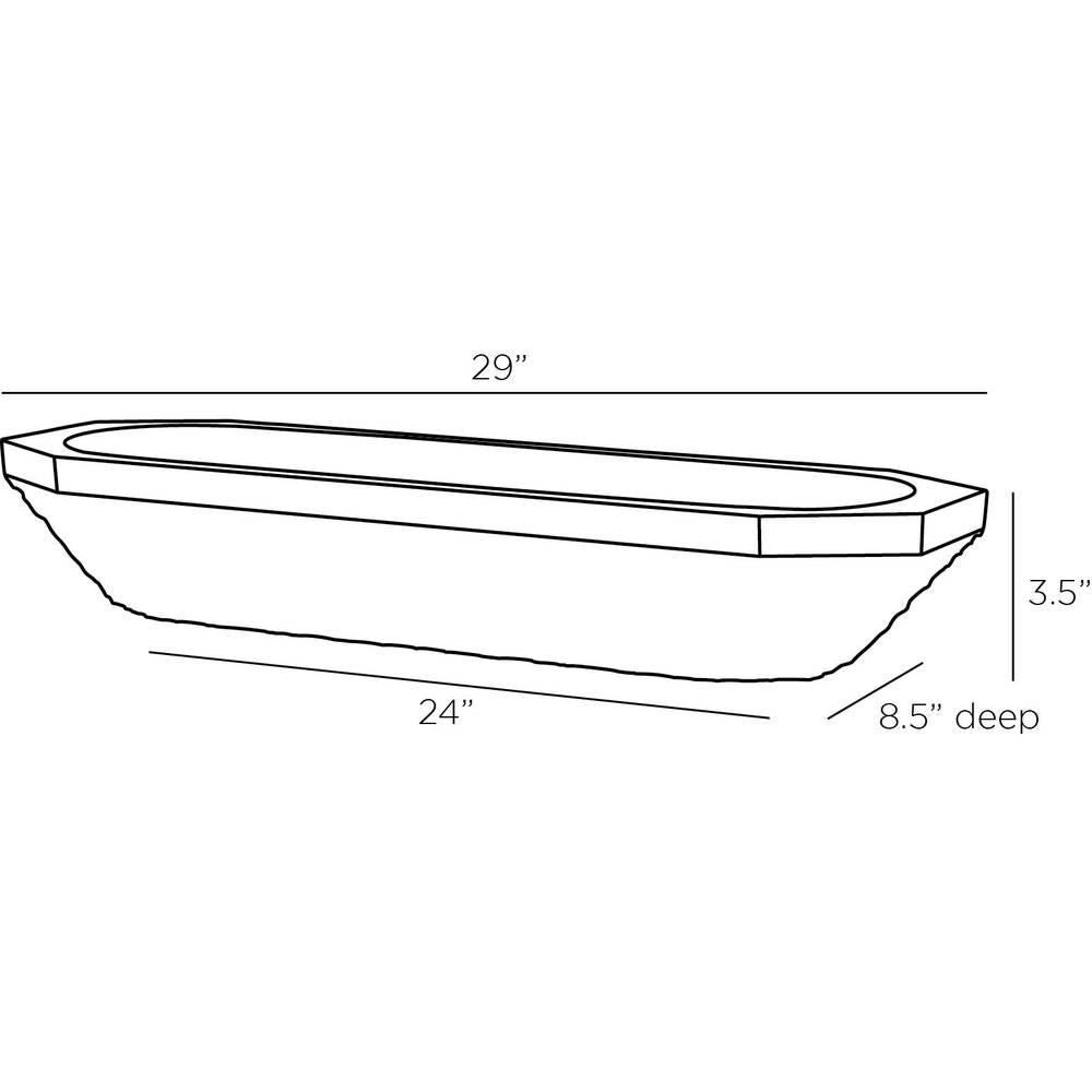 Zurich 29 Inch Bowl by Arteriors Home