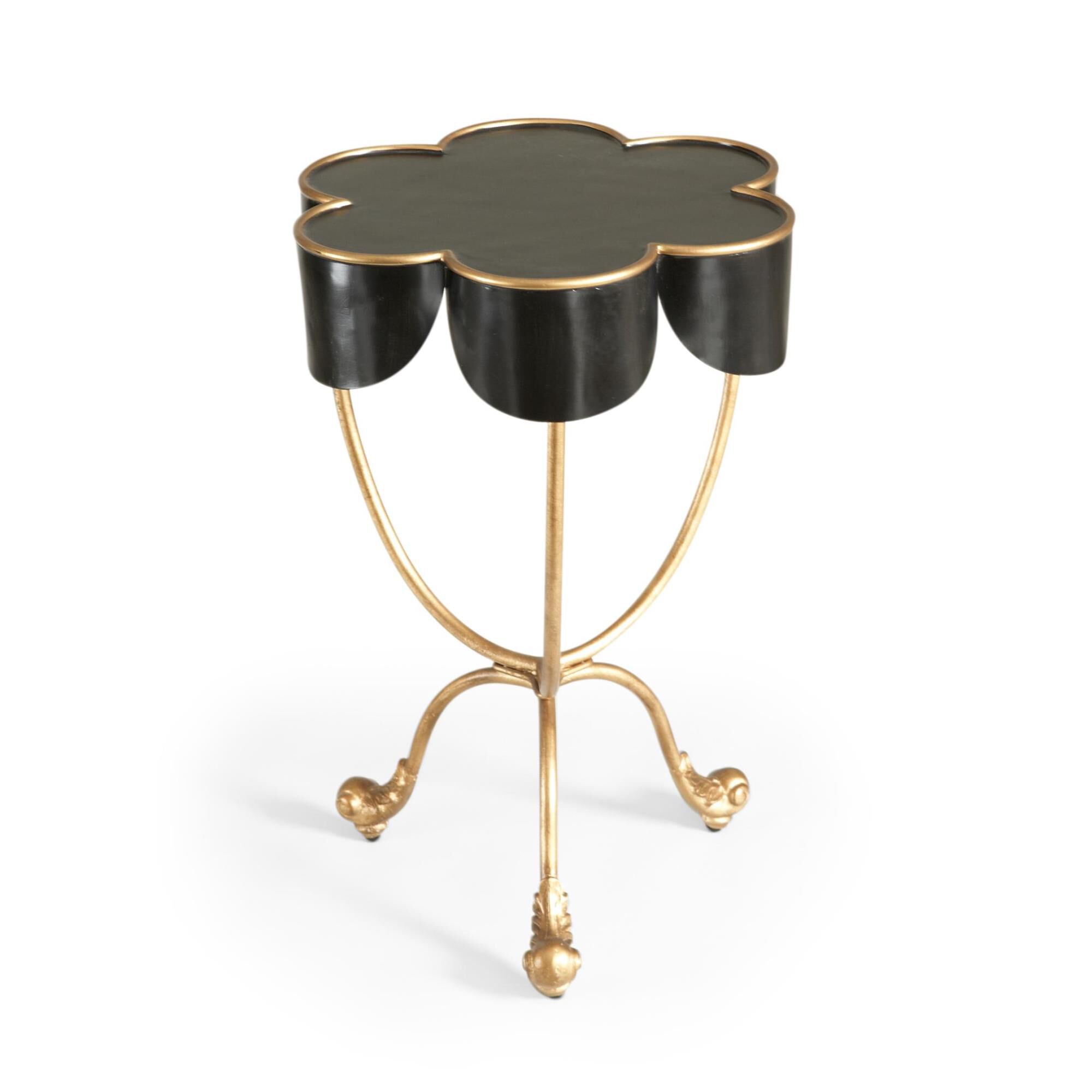 Shown in Black with Antique Gold Accents finish