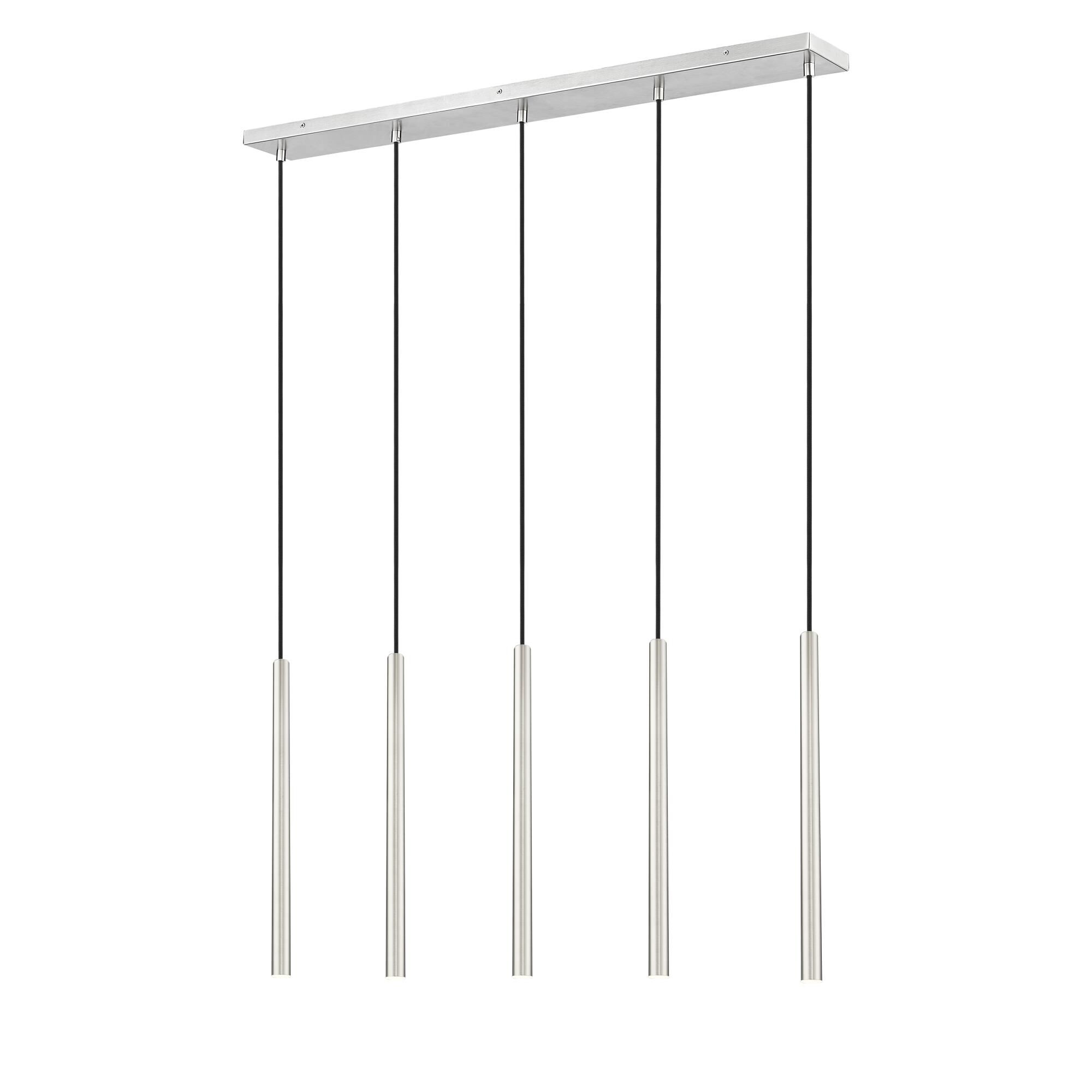 Shown in Brushed Nickel finish and Brushed Nickel glass and Brushed Nickel shade