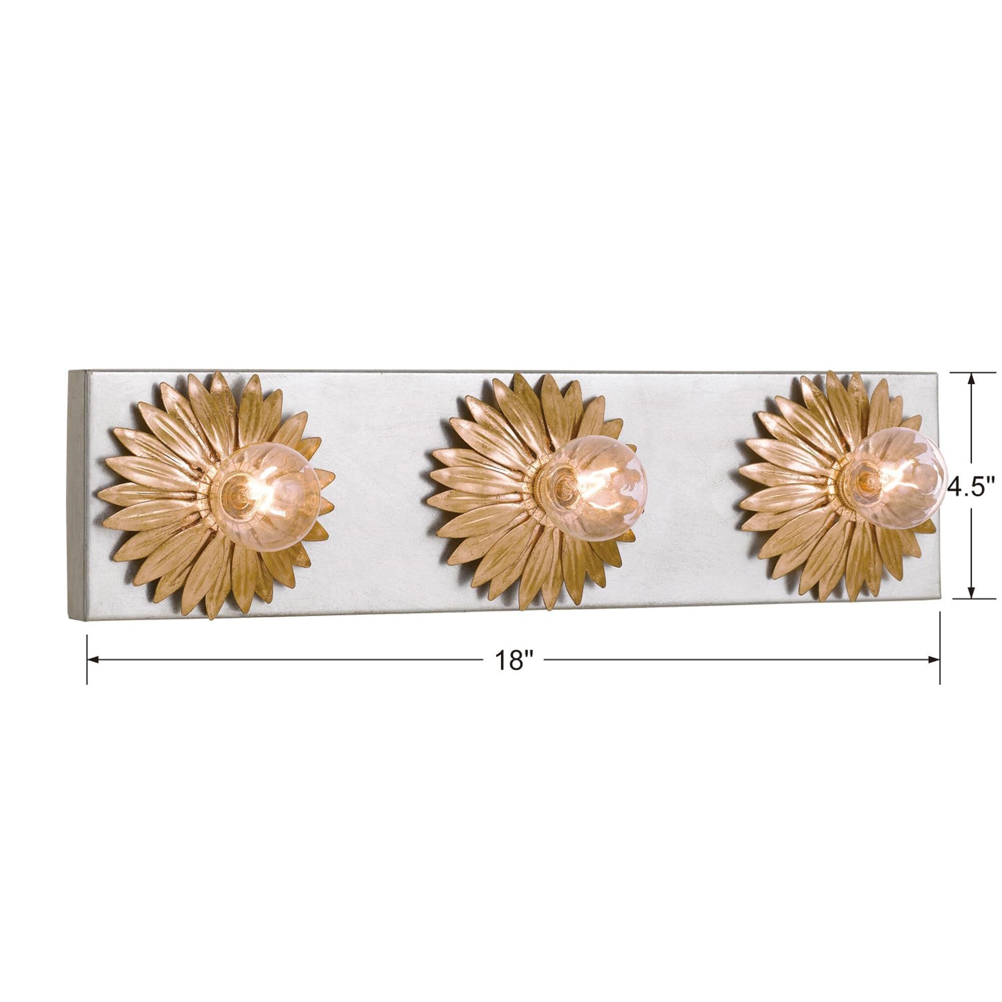 Shown in Antique Gold finish