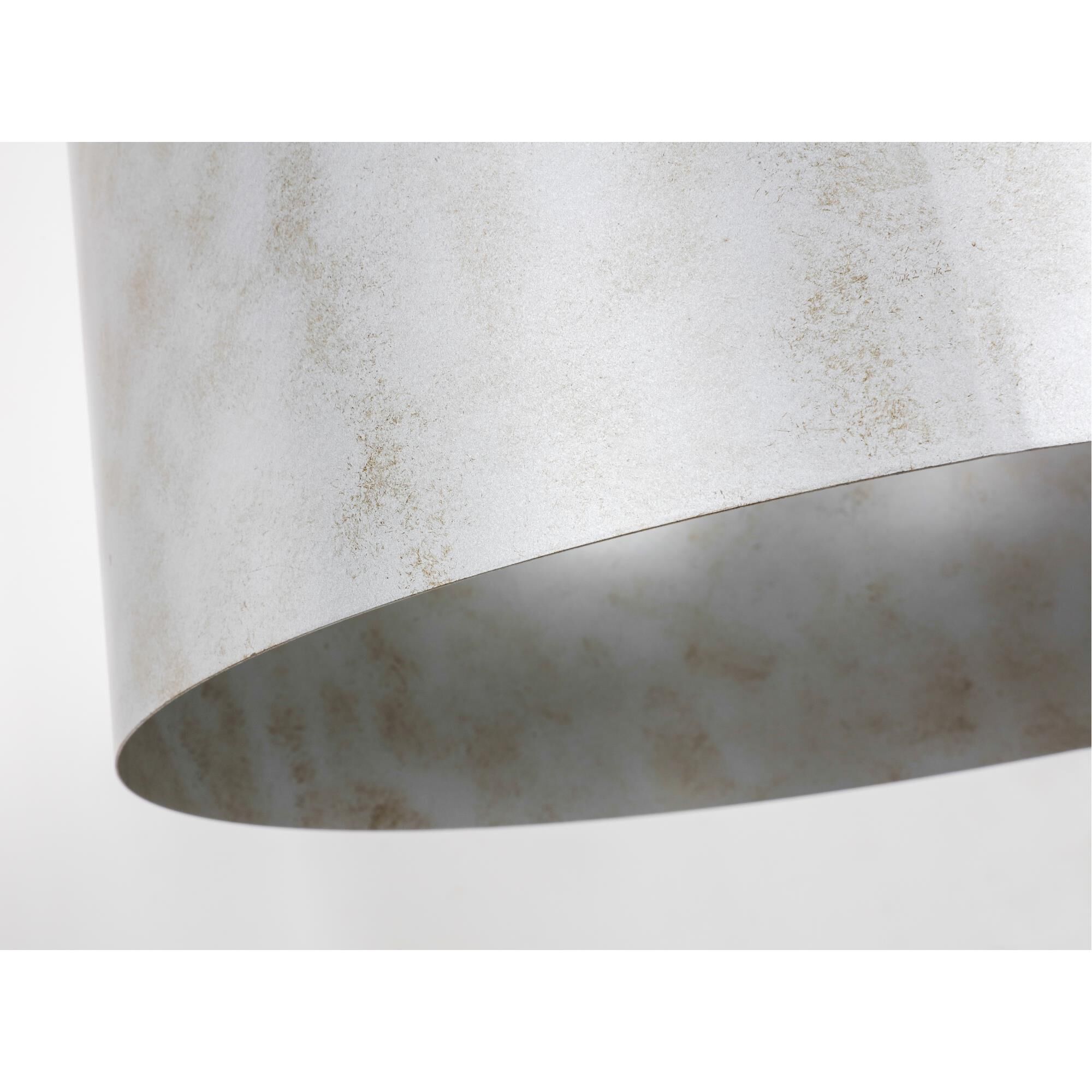 Shown in Vintage Silver finish and Silver Metal shade