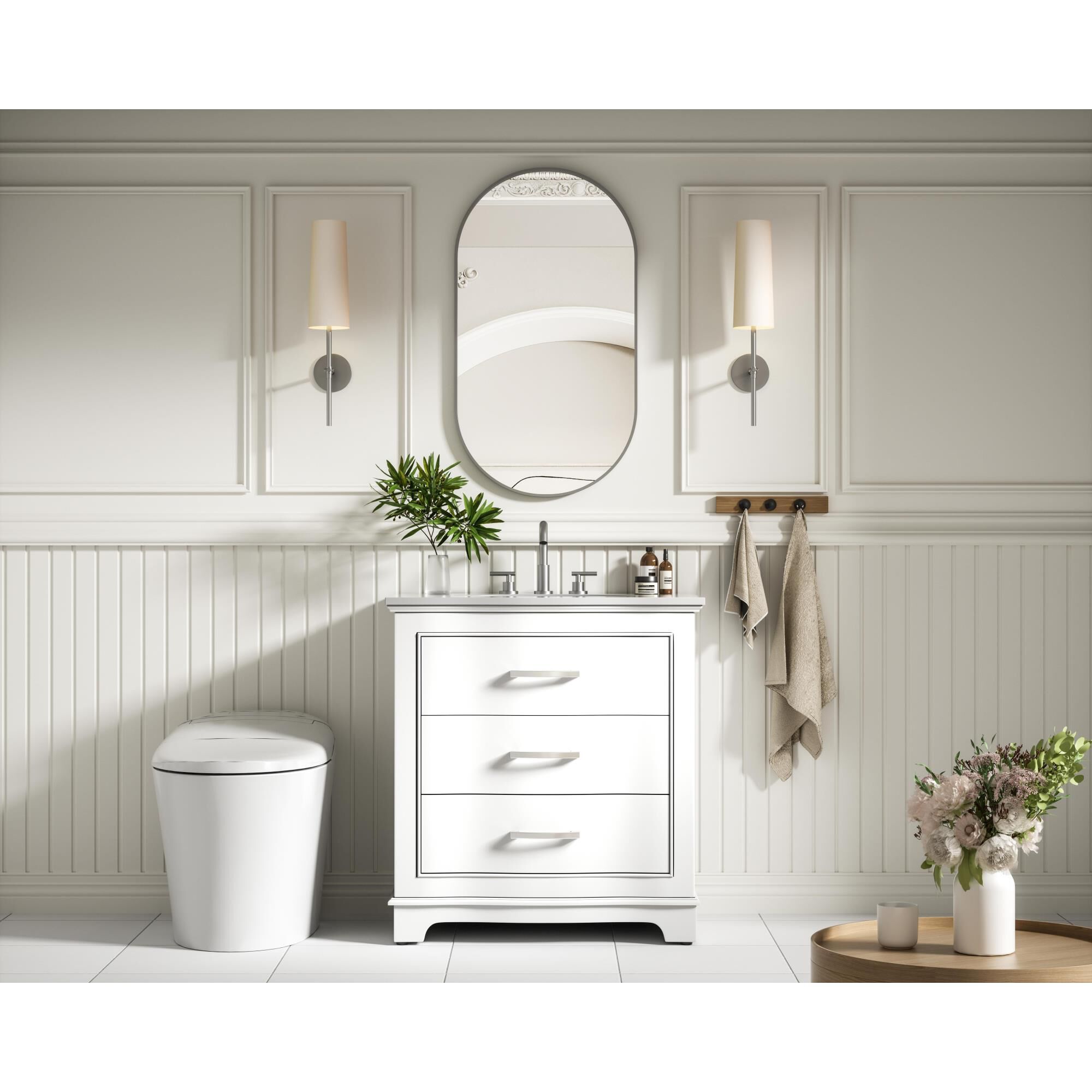 Knox 30 Inch Bath Vanity by Elegant Dcor