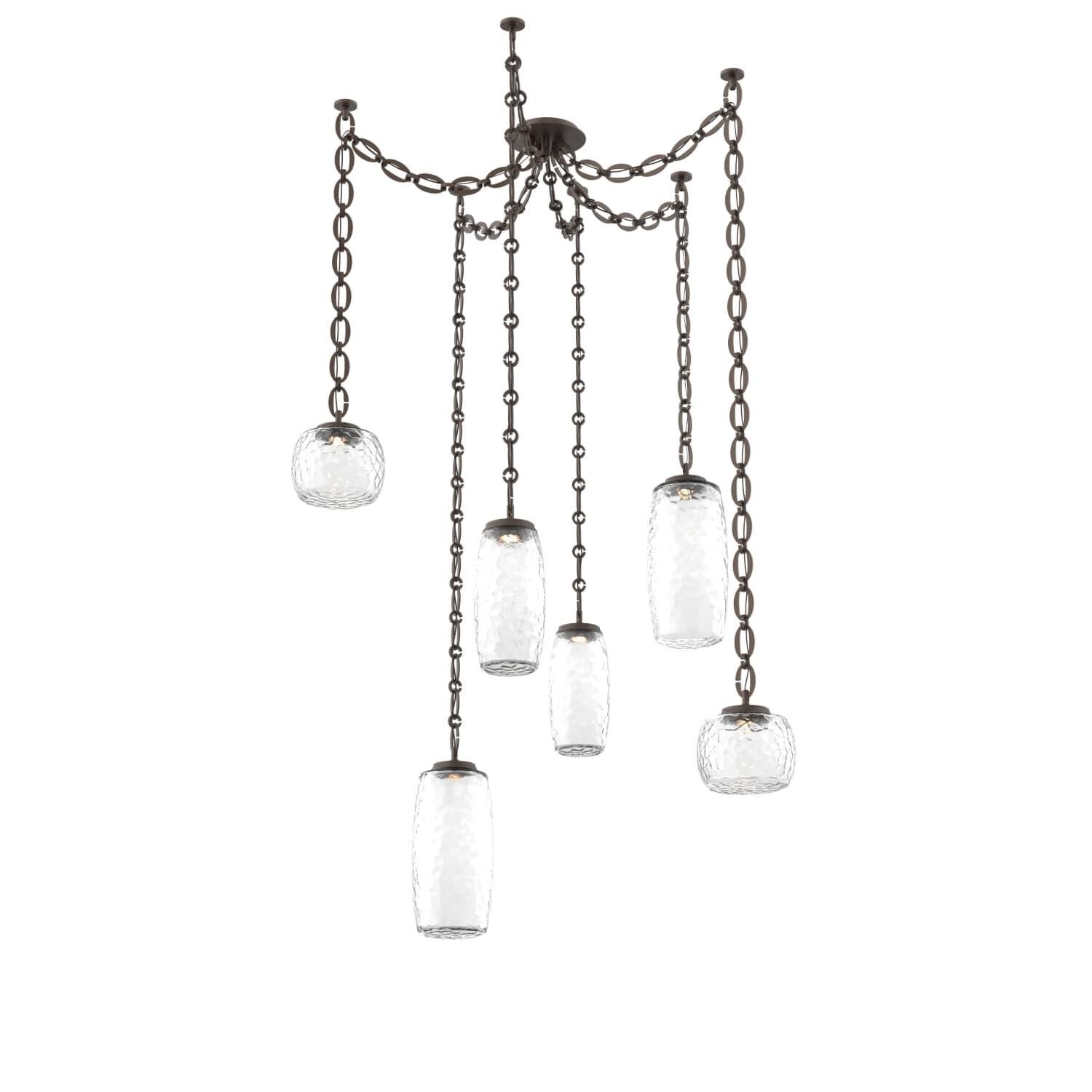 Levi Wilson Vessel 15 Inch Multi Pendant Light by Hammerton Studio