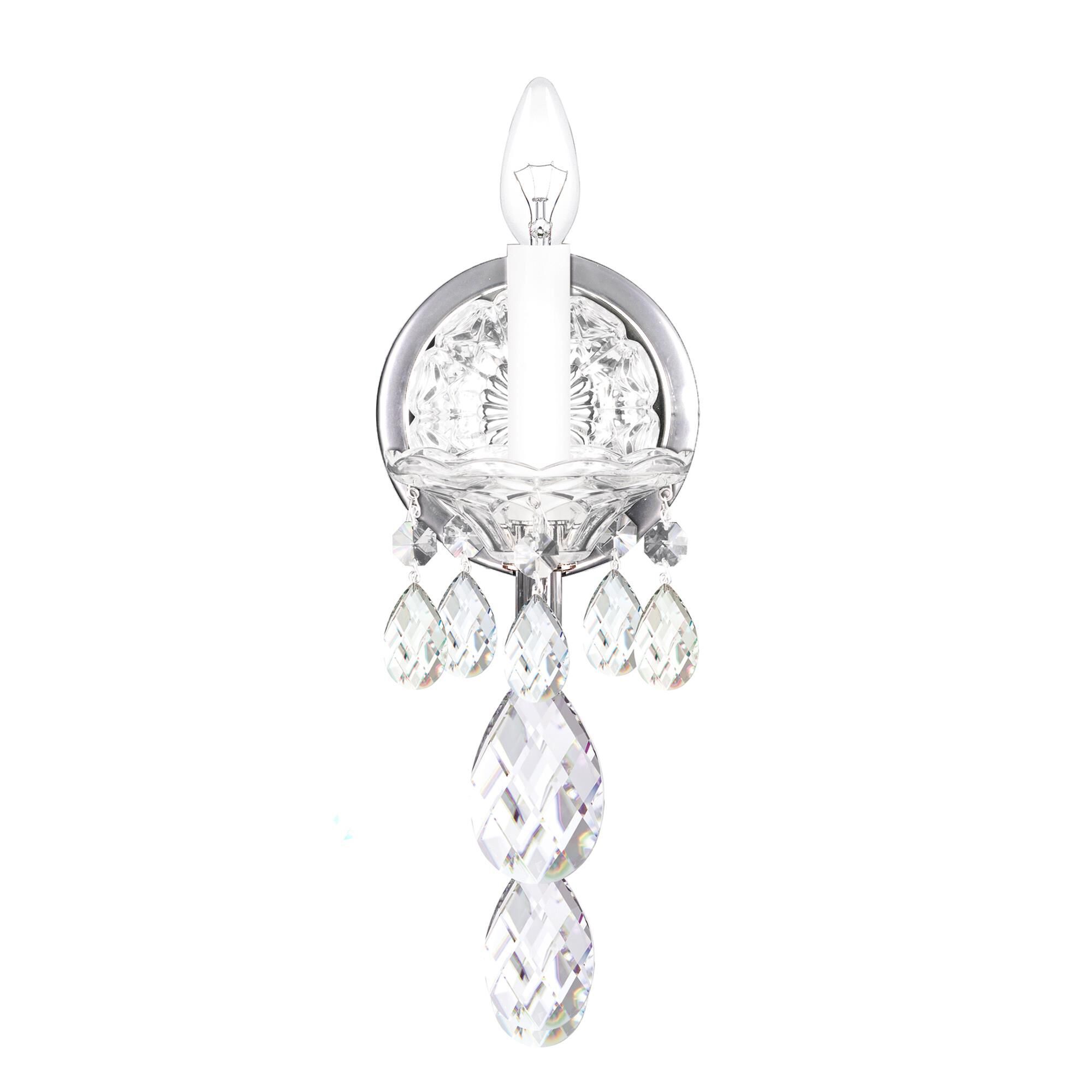 Shown in Silver finish and Clear Radiance crystal