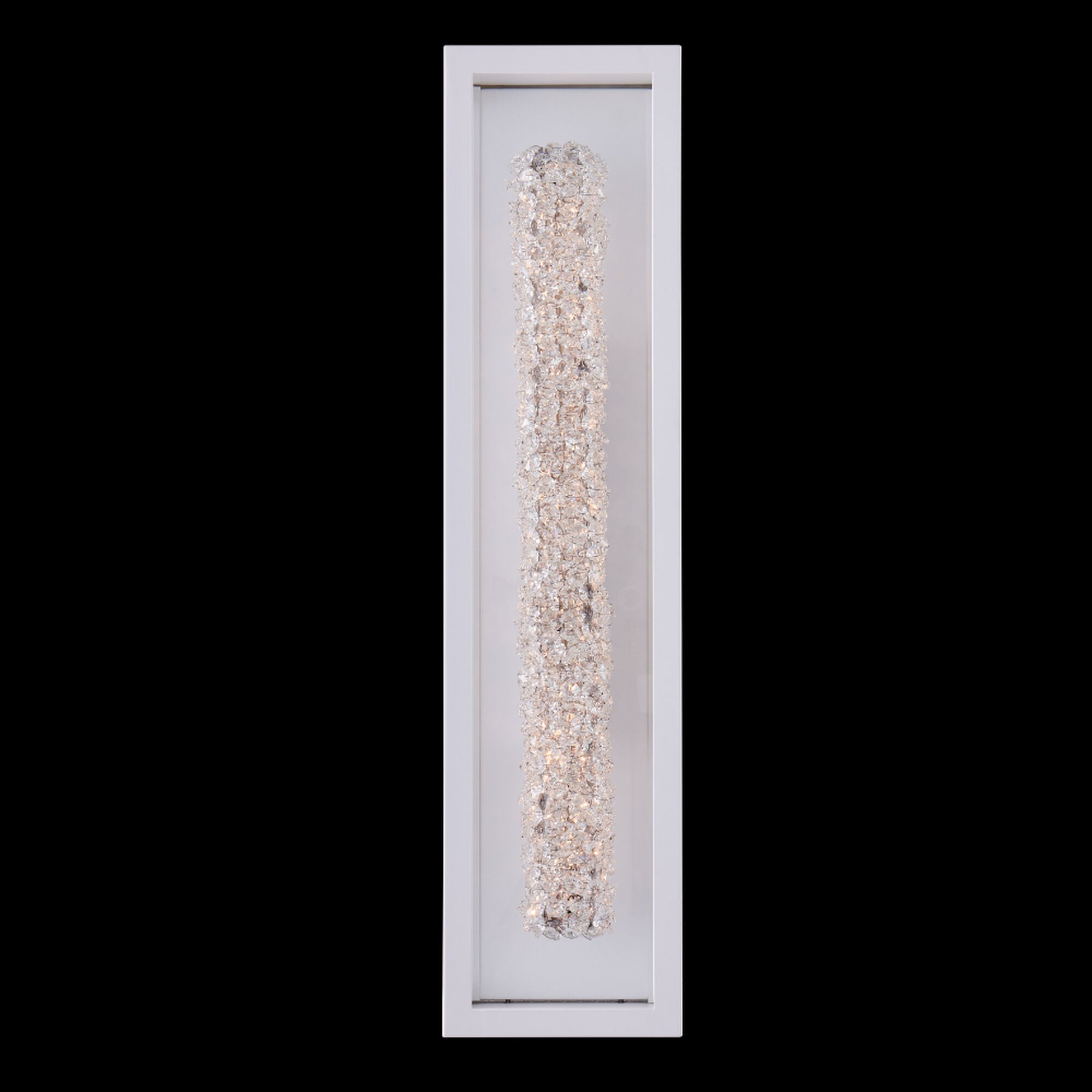Shown in Matte White finish and Firenze Clear crystal and 0 shade