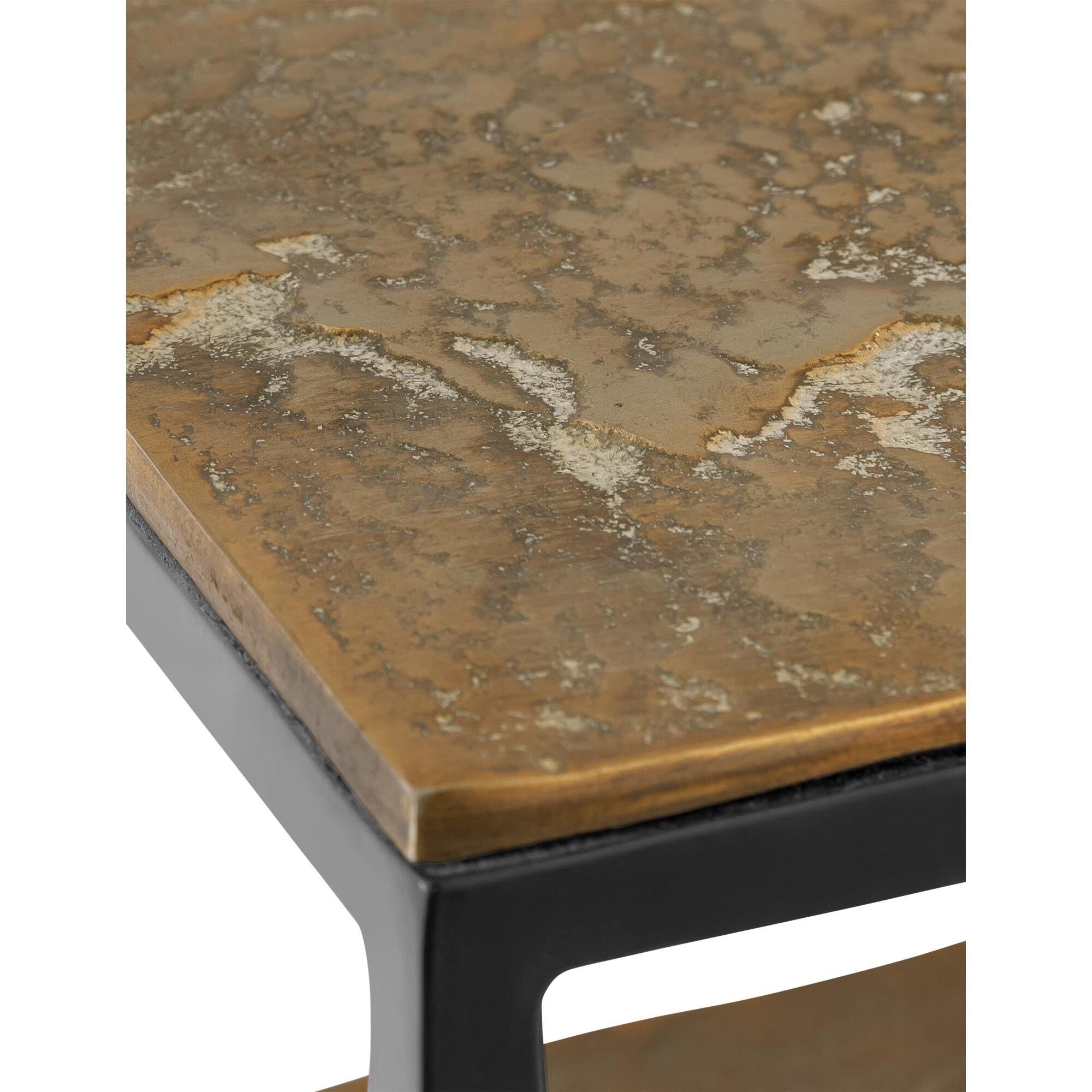 Shown in Antique Brass, Black finish