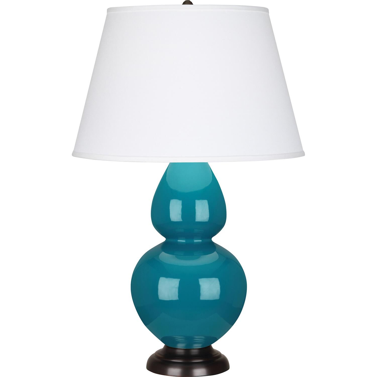 Double Gourd 31 Inch Table Lamp by Robert Abbey