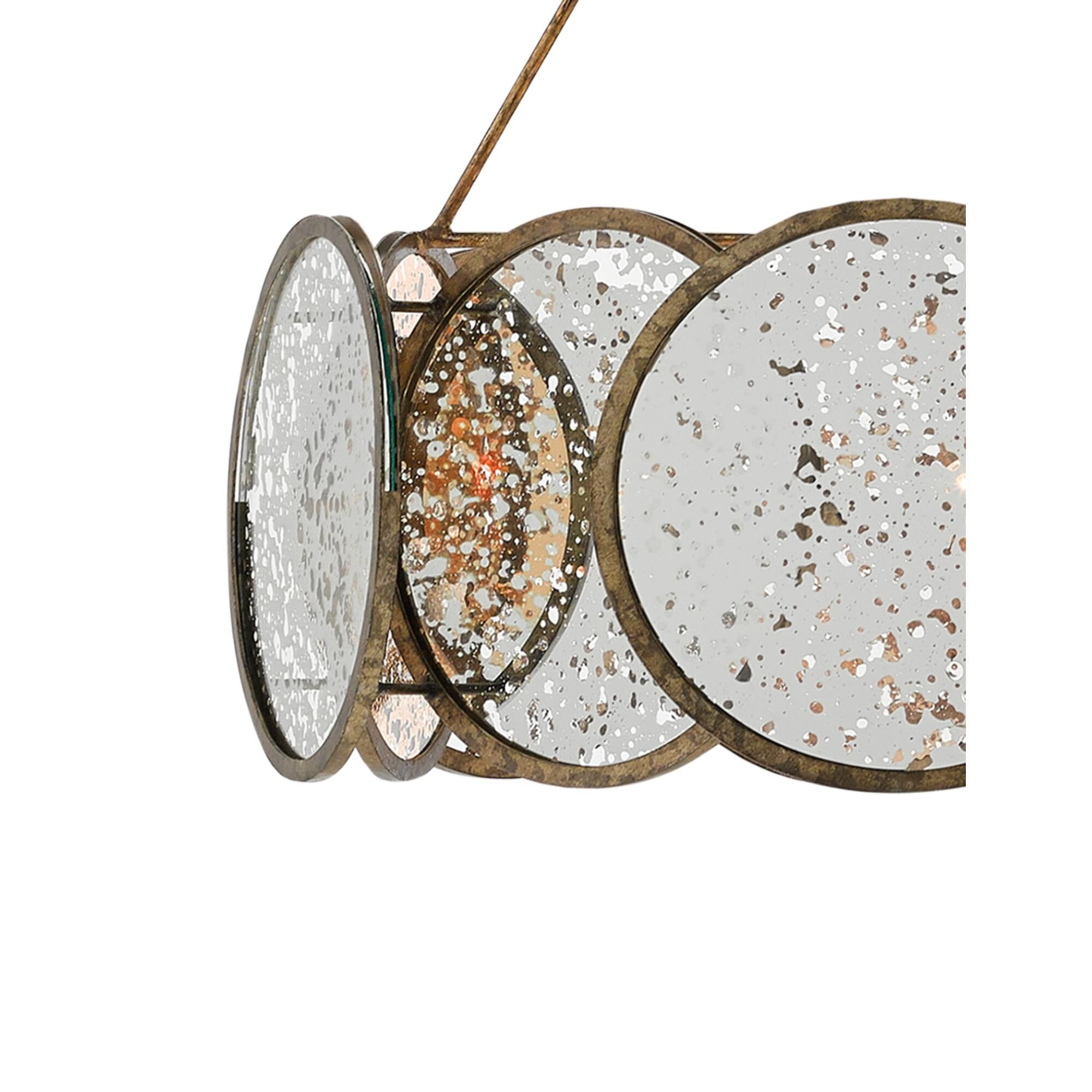 Oliveri 34 Inch 6 Light Chandelier by Currey and Company