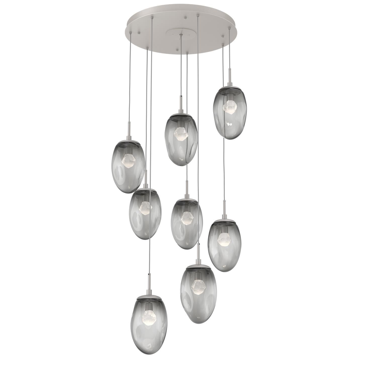 Levi Wilson Nebula 31 Inch 8 Light LED Multi Light Pendant by Hammerton Studio