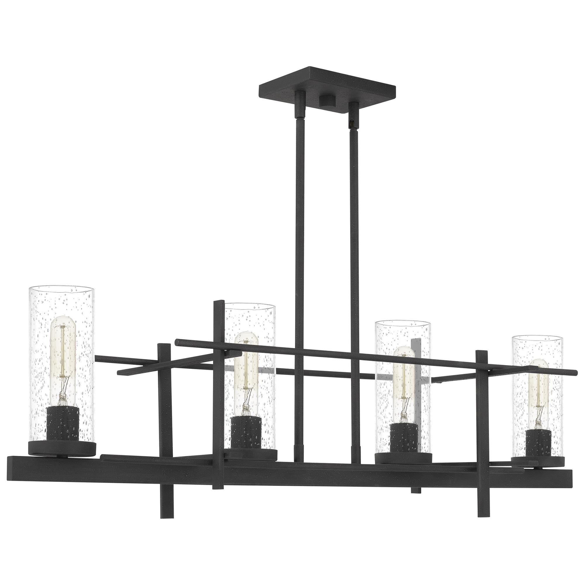 Aura 38 Inch 4 Light Linear Suspension Light by Quoizel