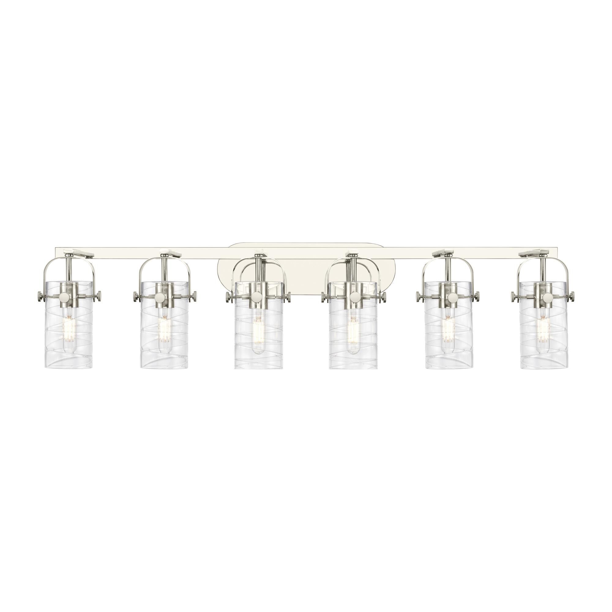 Bruno Marashlian Pilaster Ii Cylinder 43 Inch 6 Light Bath Vanity Light by Innovations Lighting