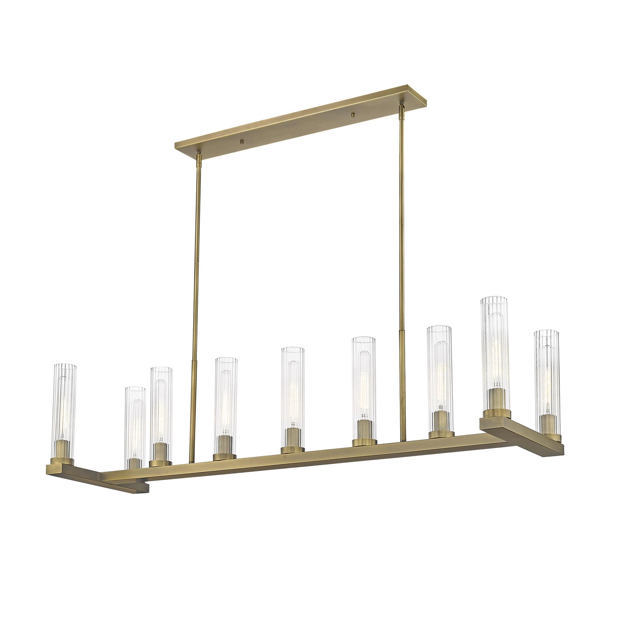 Beau 56 Inch 9 Light Linear Suspension Light by Z-Lite