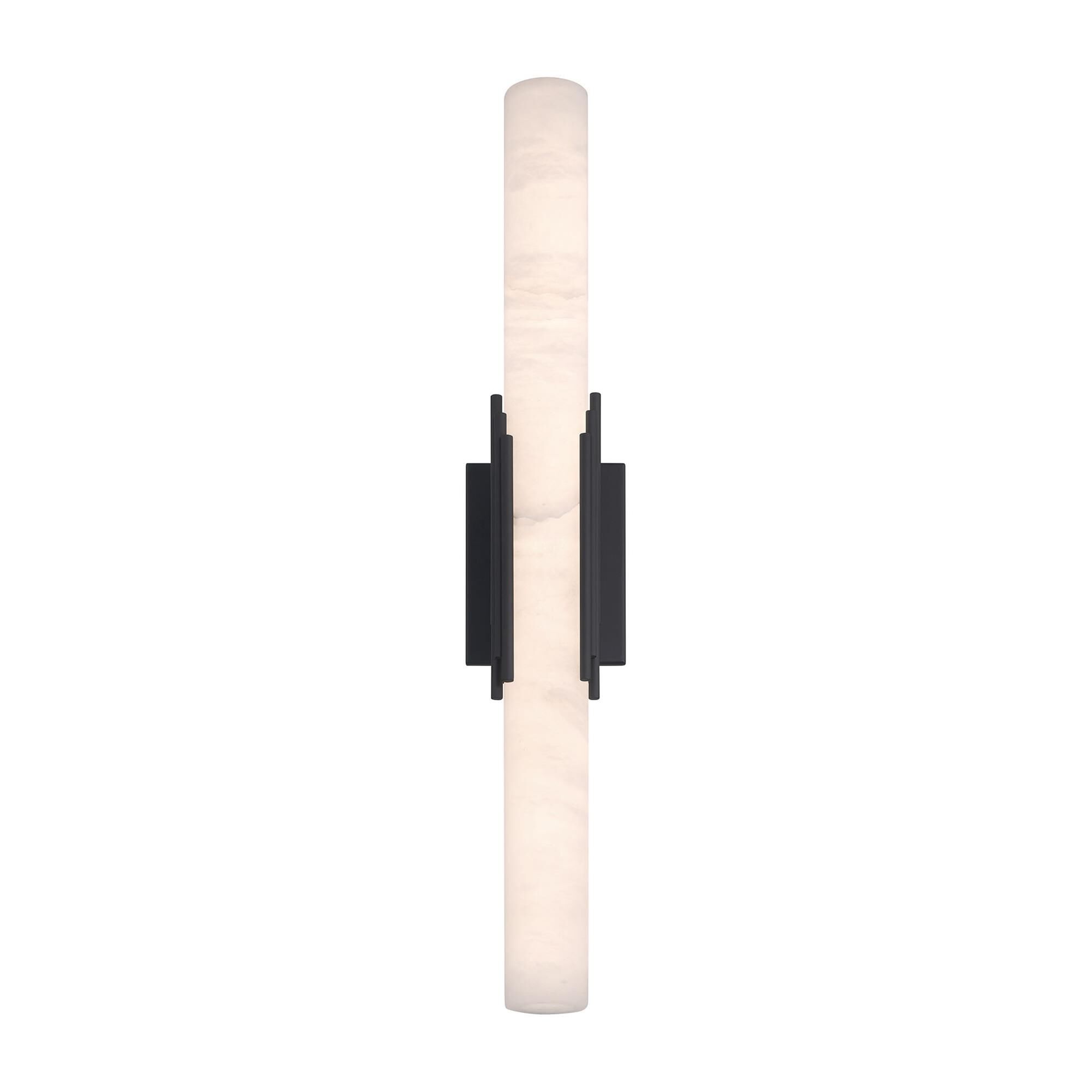 Shown in Bronze finish and Alabaster glass
