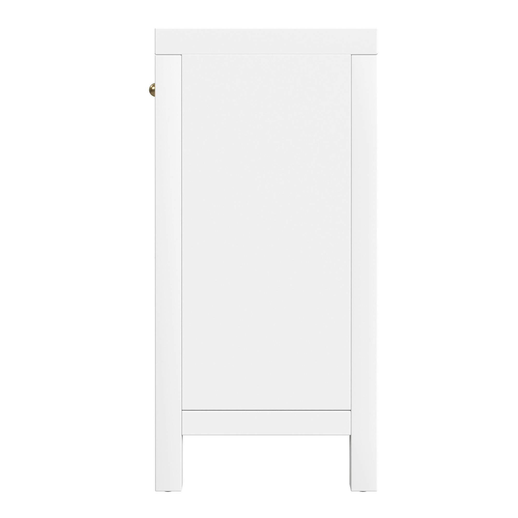 Shown in Smooth White finish