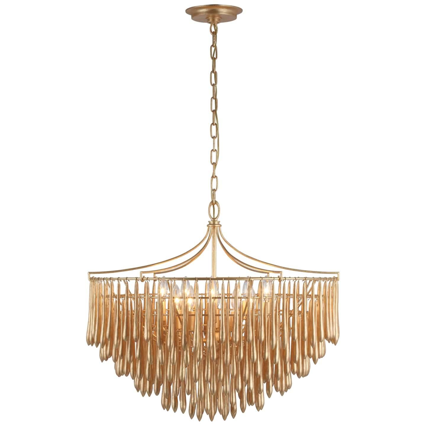 Julie Neill Vacarro 30 Inch 10 Light LED Chandelier by Visual Comfort Signature Collection