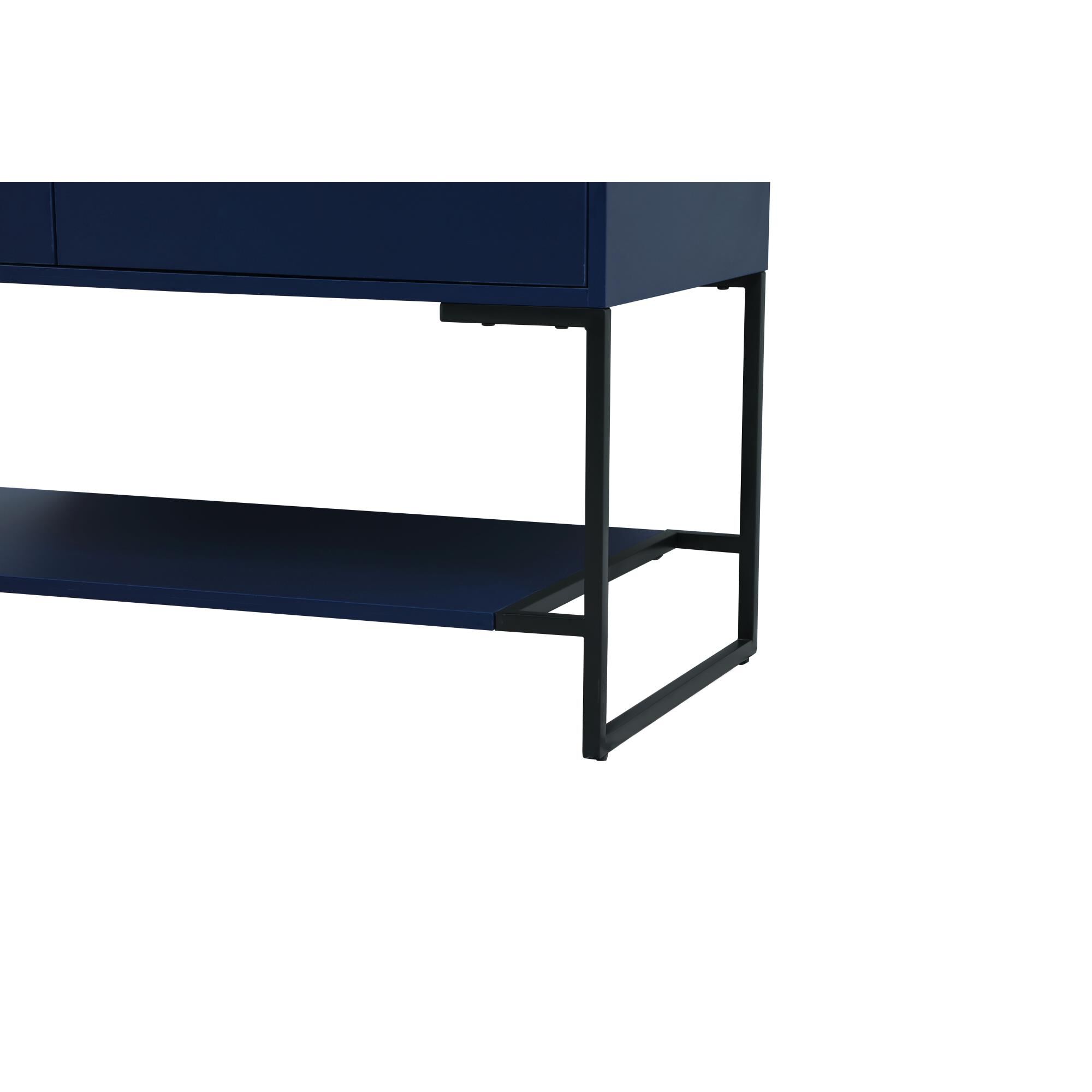 Shown in Blue finish