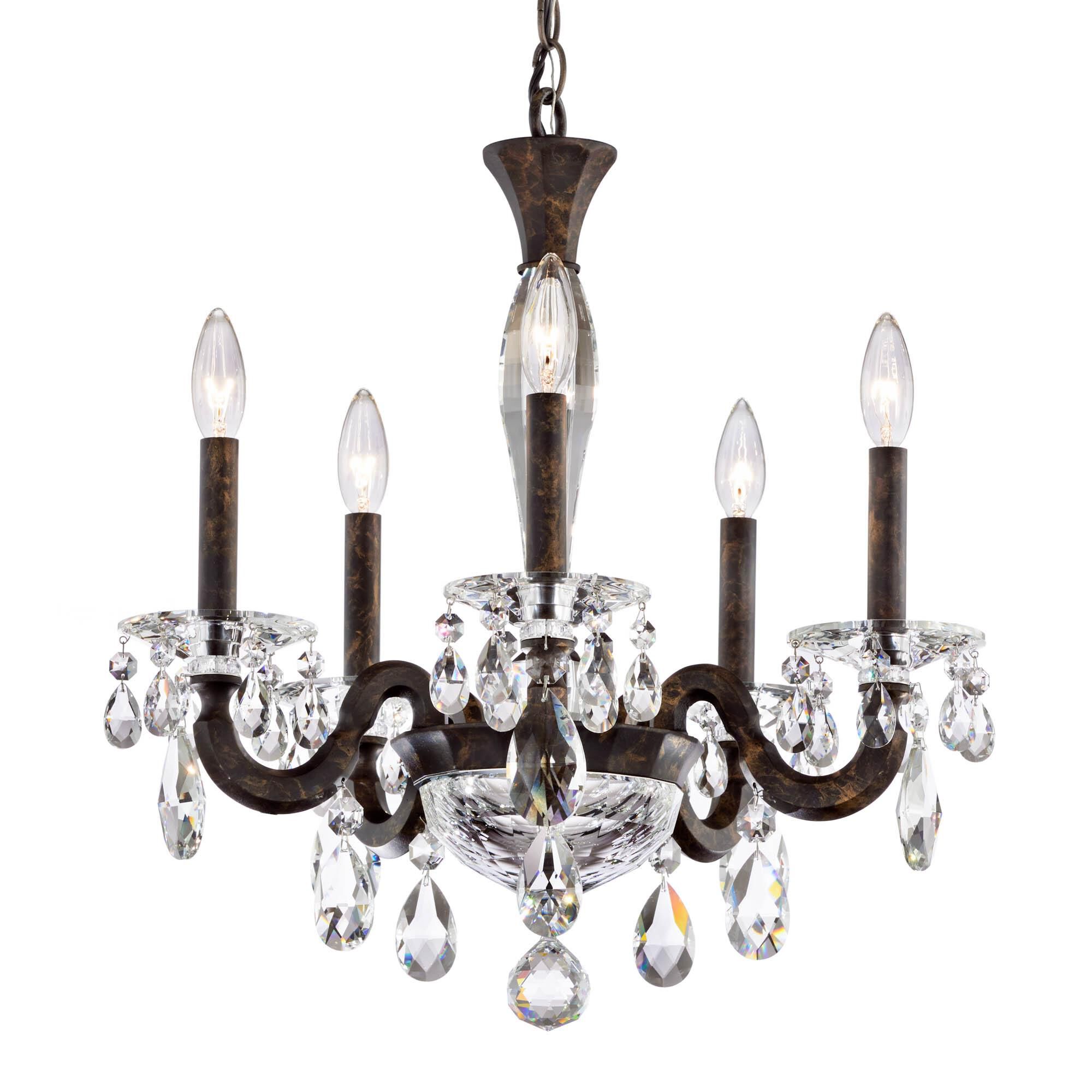 San Marco 20 Inch 5 Light Mini Chandelier by Schonbek