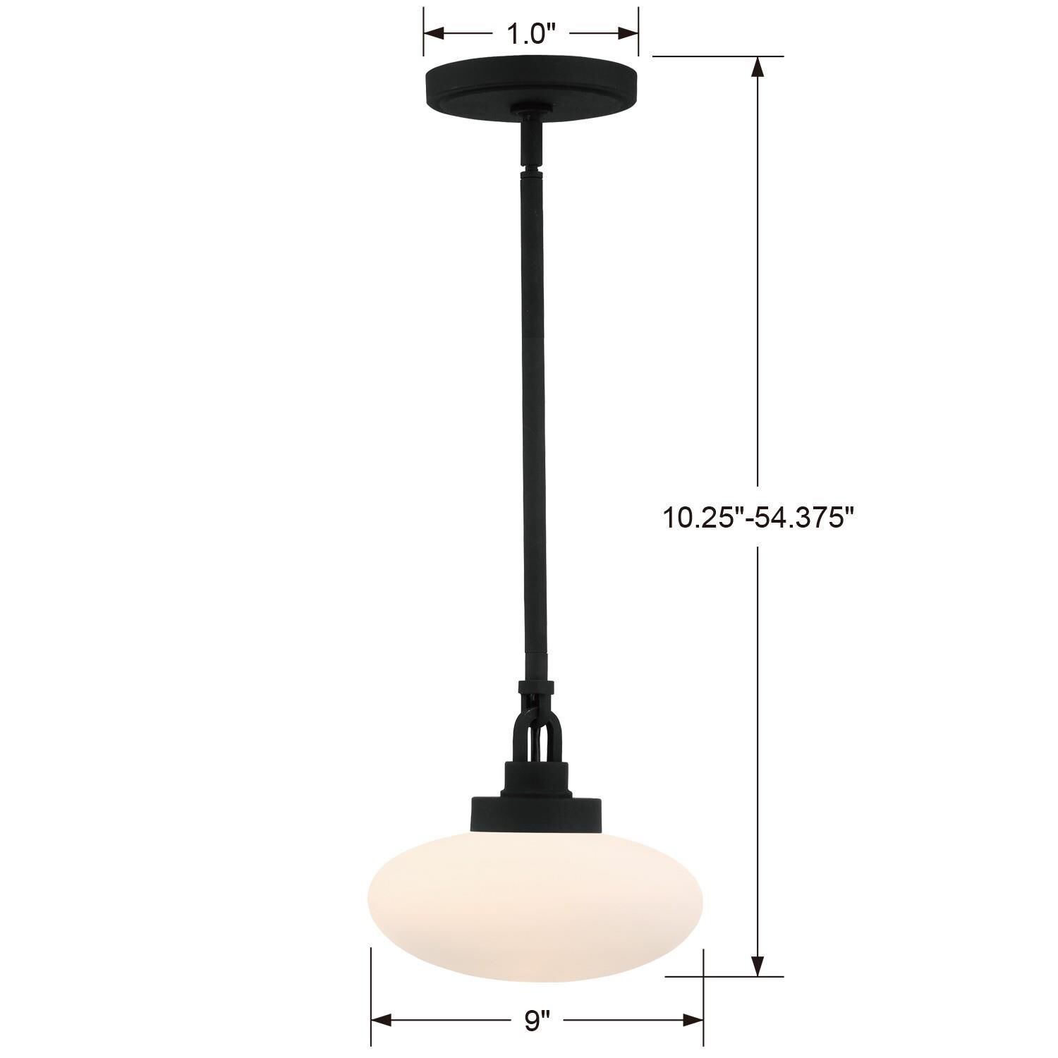 Crystorama Parker 9 Inch Mini Pendant