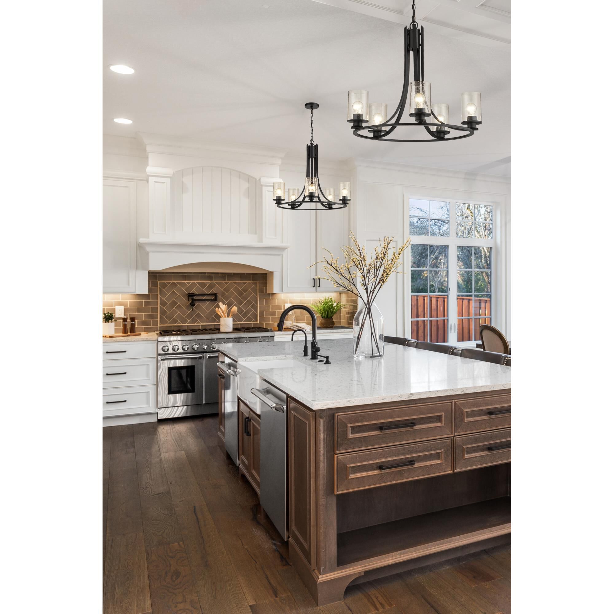 Beckett 27 Inch 5 Light Chandelier by Z-Lite