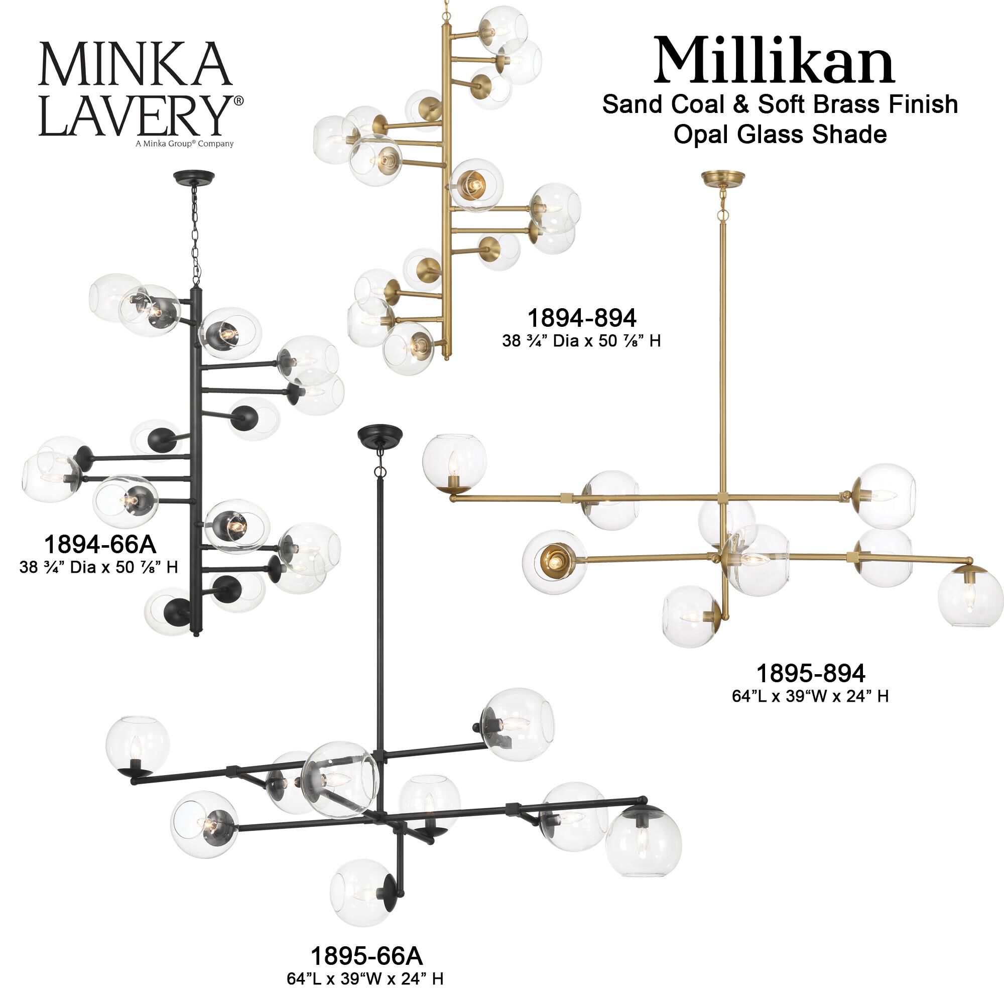 Millikan 64 Inch Linear Suspension Light by Minka Lavery