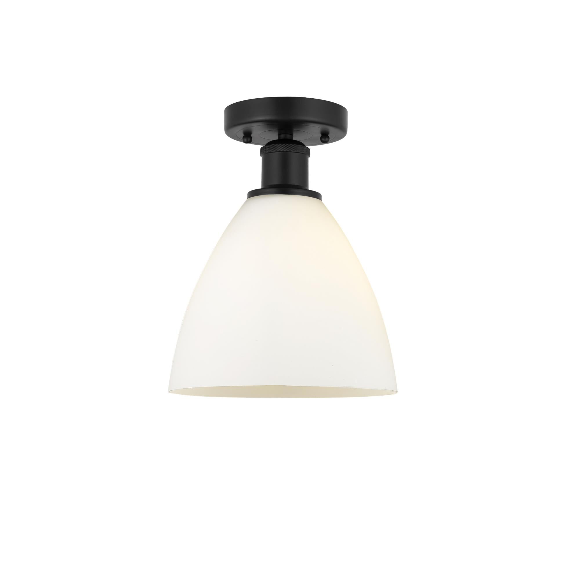 Bruno Marashlian Bristol Glass 7 Inch 1 Light Semi Flush Mount by Innovations Lighting