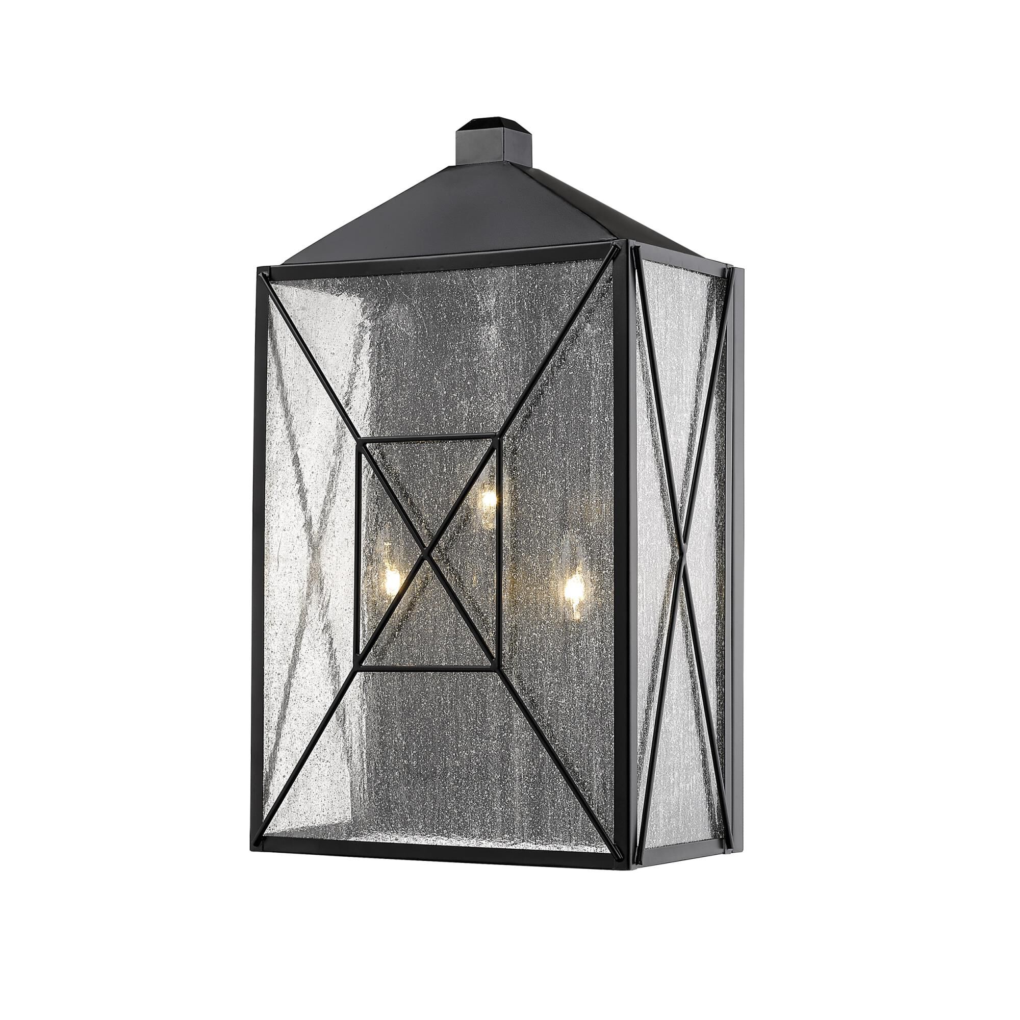 Caswell 22 Inch Tall 3 Light Outdoor Wall Light by Millennium Lighting