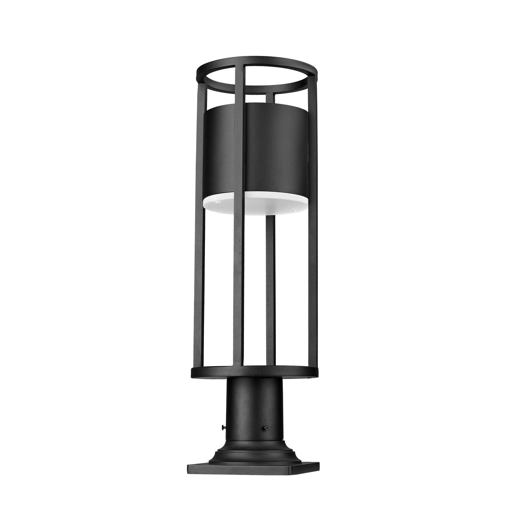 Shown in Black finish and Etched glass