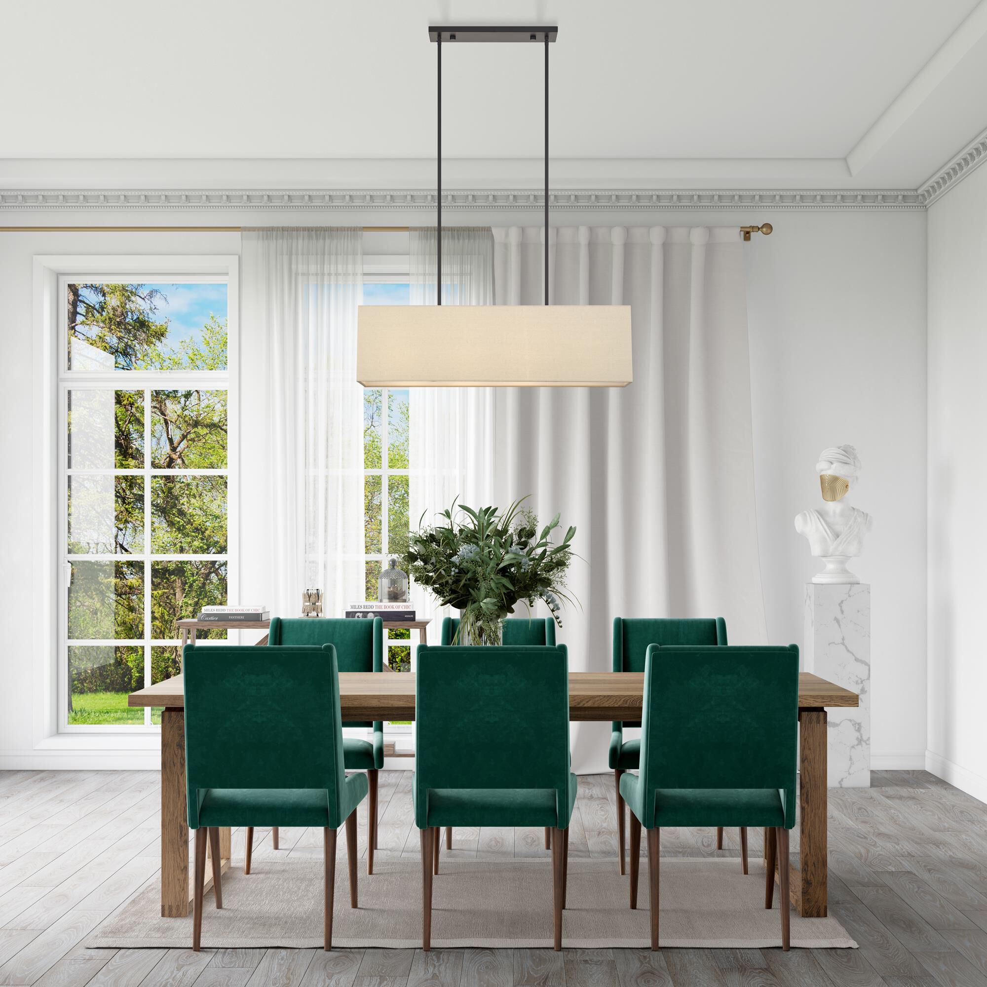 Summit 36 Inch Linear Suspension Light by Livex Lighting