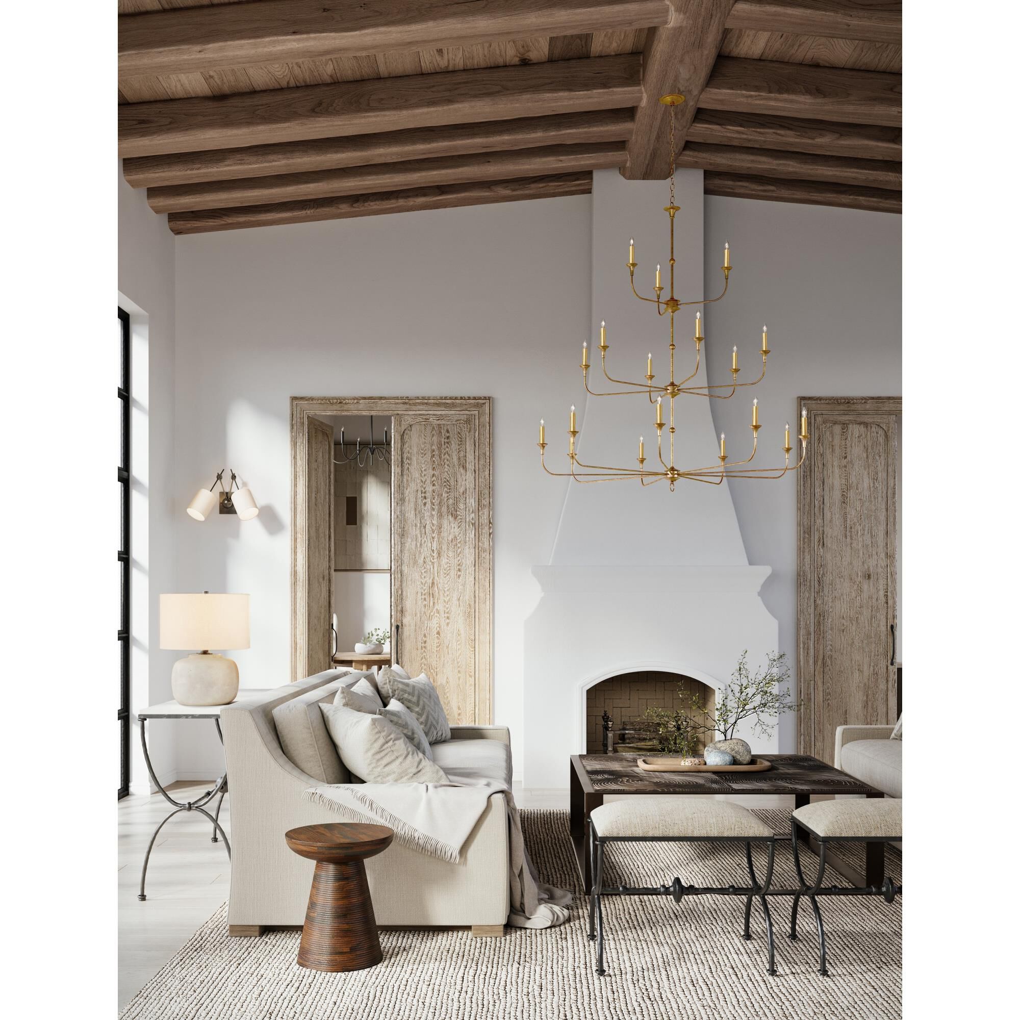 Nottaway 60 Inch Chandelier by Currey and Company