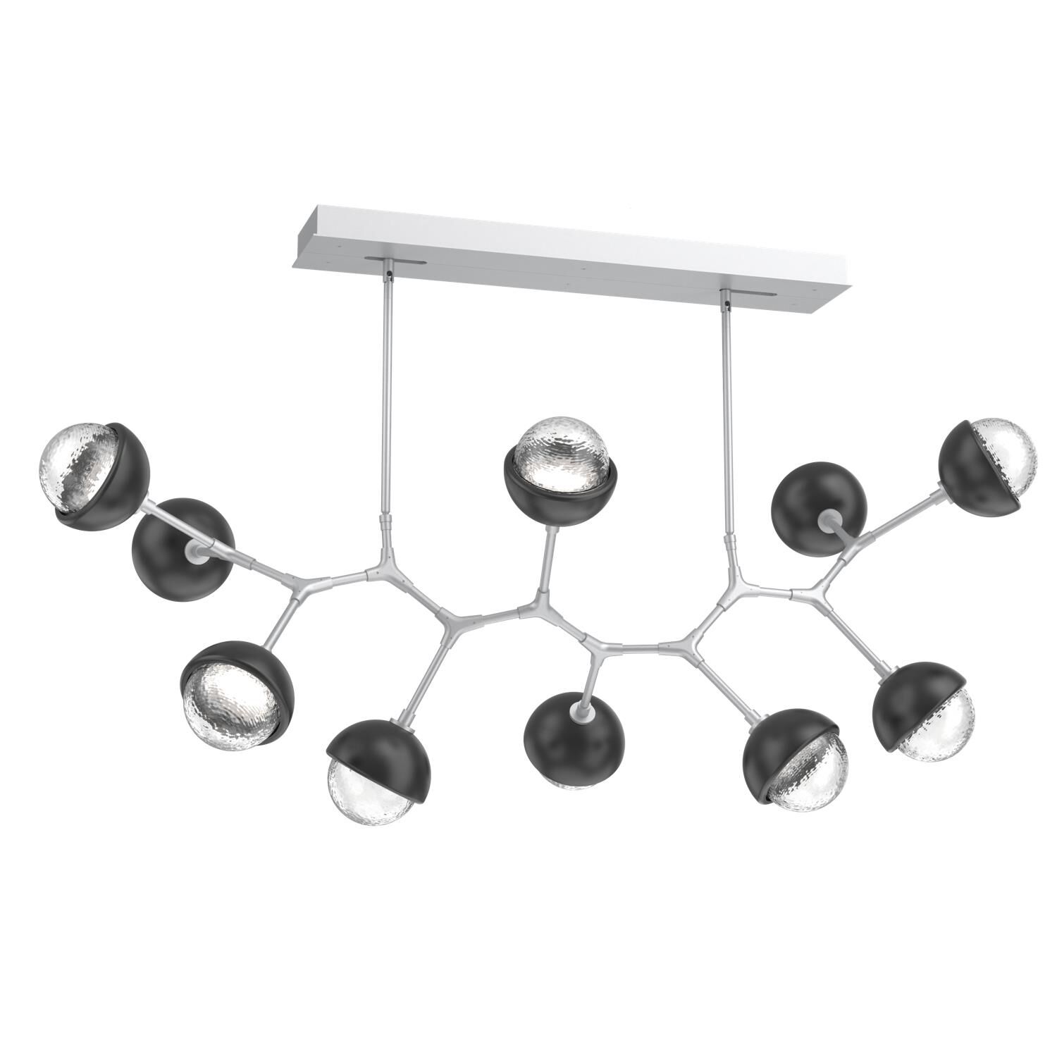 Levi Wilson Cabochon 56 Inch Linear Suspension Light by Hammerton Studio