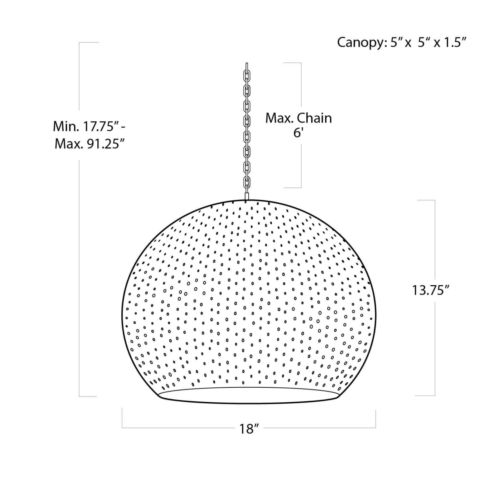 Shown in Natural Brass finish