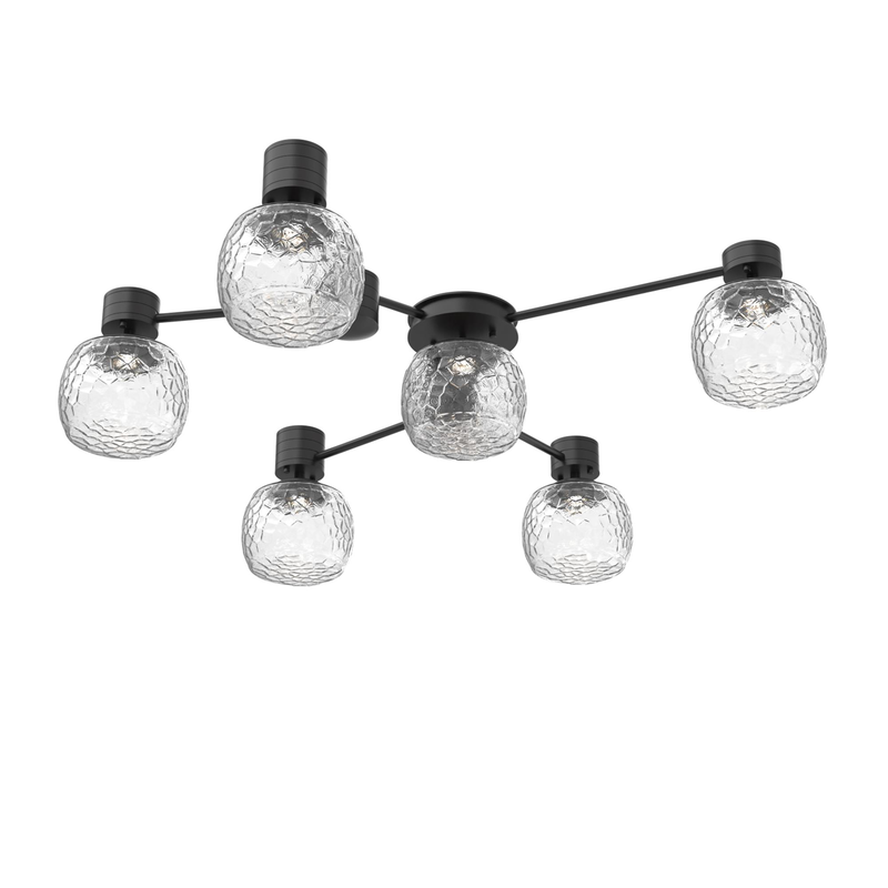 Levi Wilson Vessel 37 Inch Semi Flush Mount by Hammerton Studio