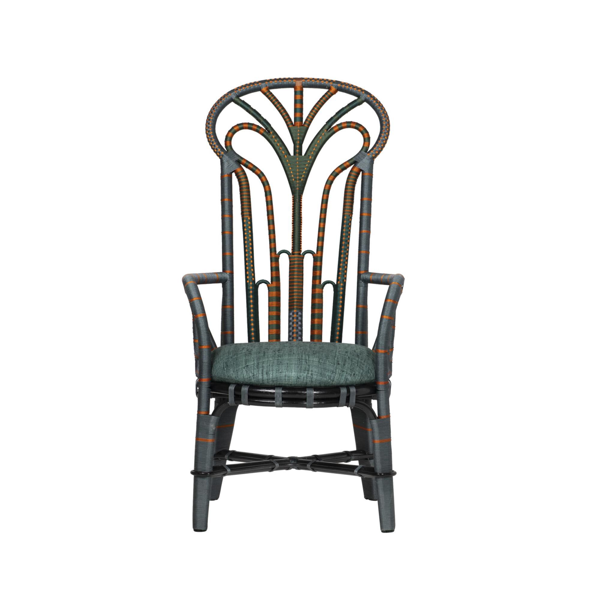 Benin Throne Accent Chair,