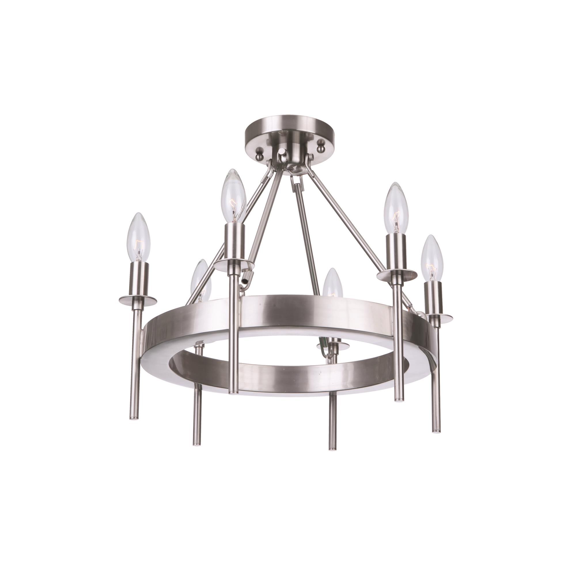 Shown in Brushed Polished Nickel finish