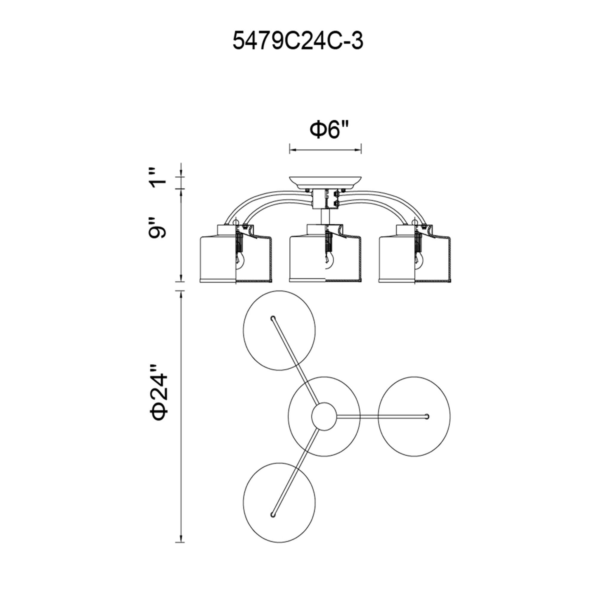 Shown in Chrome finish and White shade