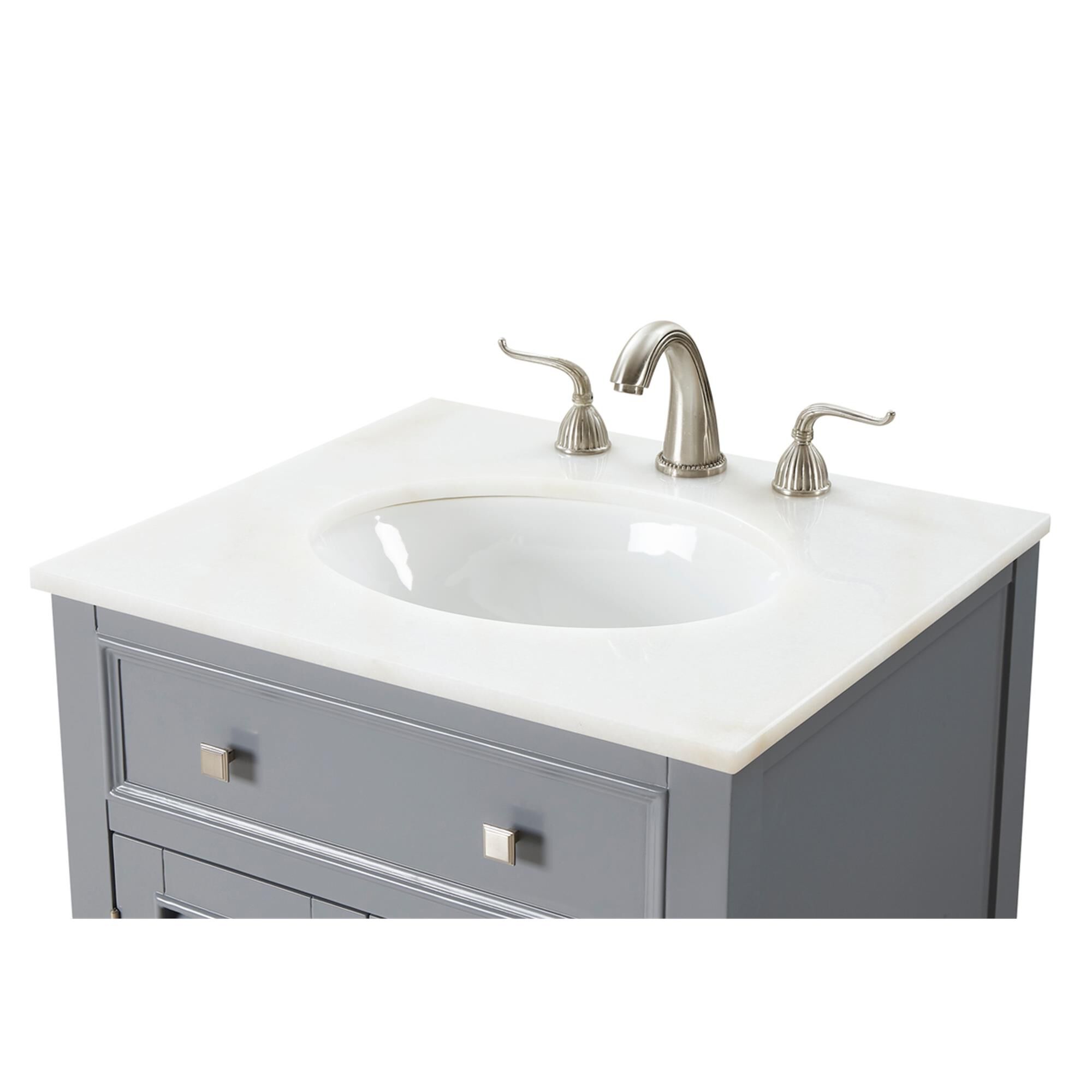 Shown in Grey finish