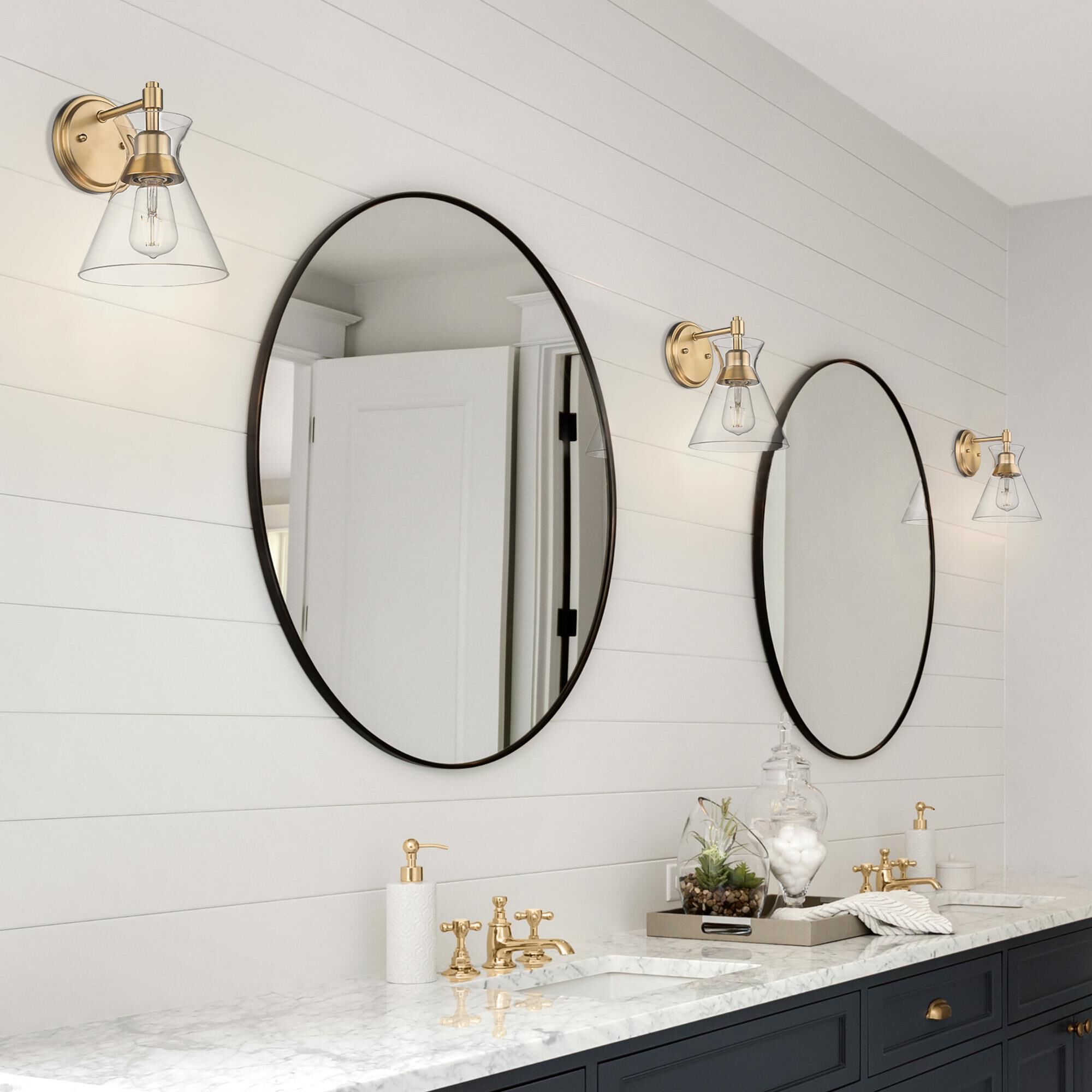 Shown in Brushed Champagne Bronze finish