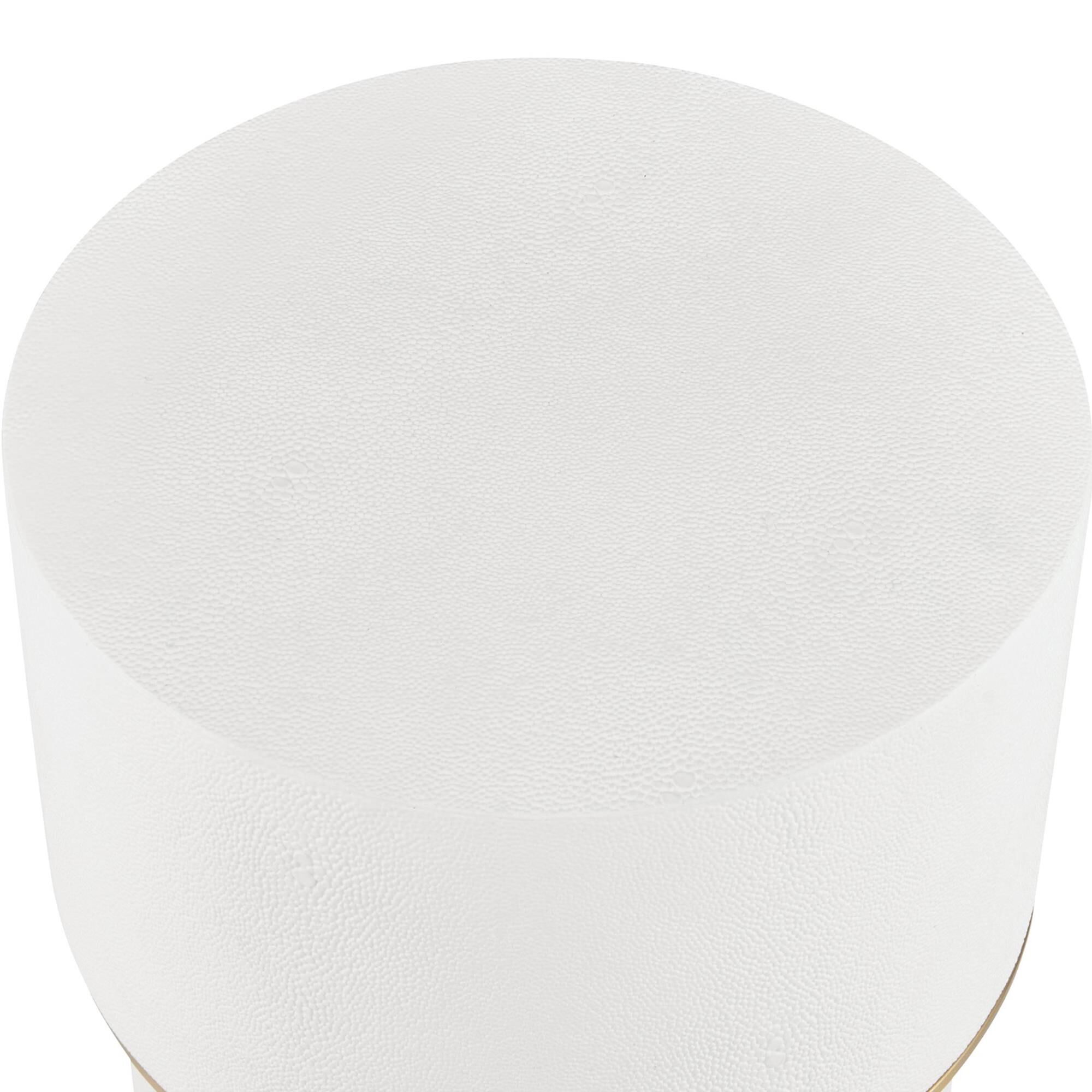 Shown in Gold, White finish