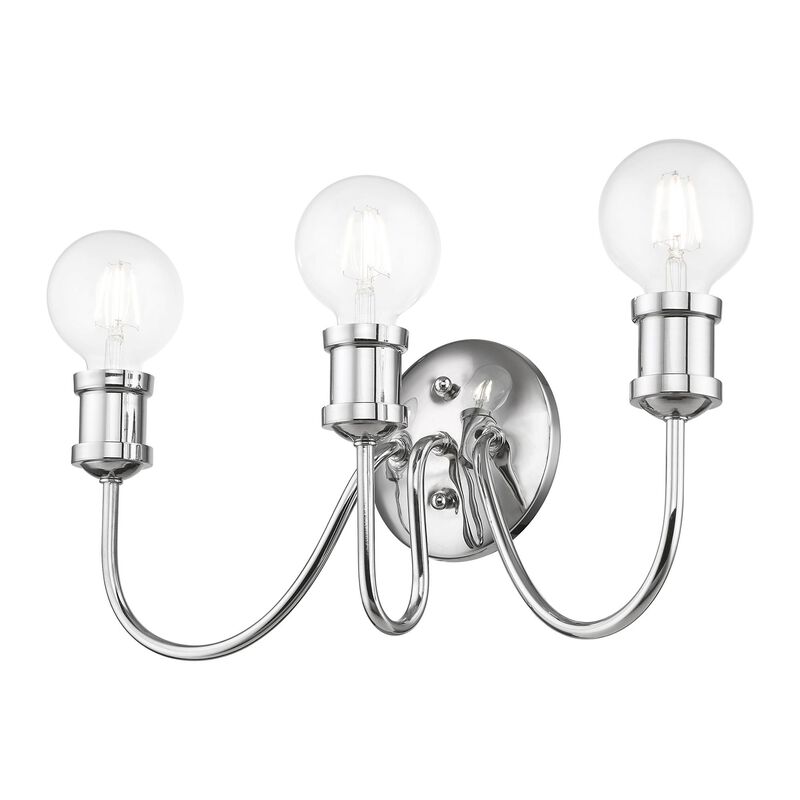 Lansdale 19 Inch 3 Light Bath Vanity Light by Livex Lighting