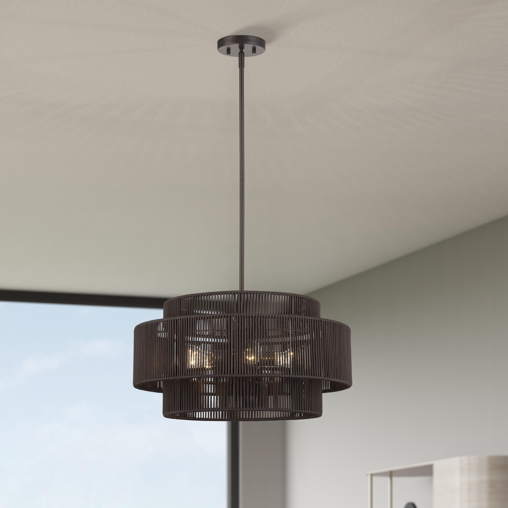 Acordia 22 Inch Large Pendant by Livex Lighting