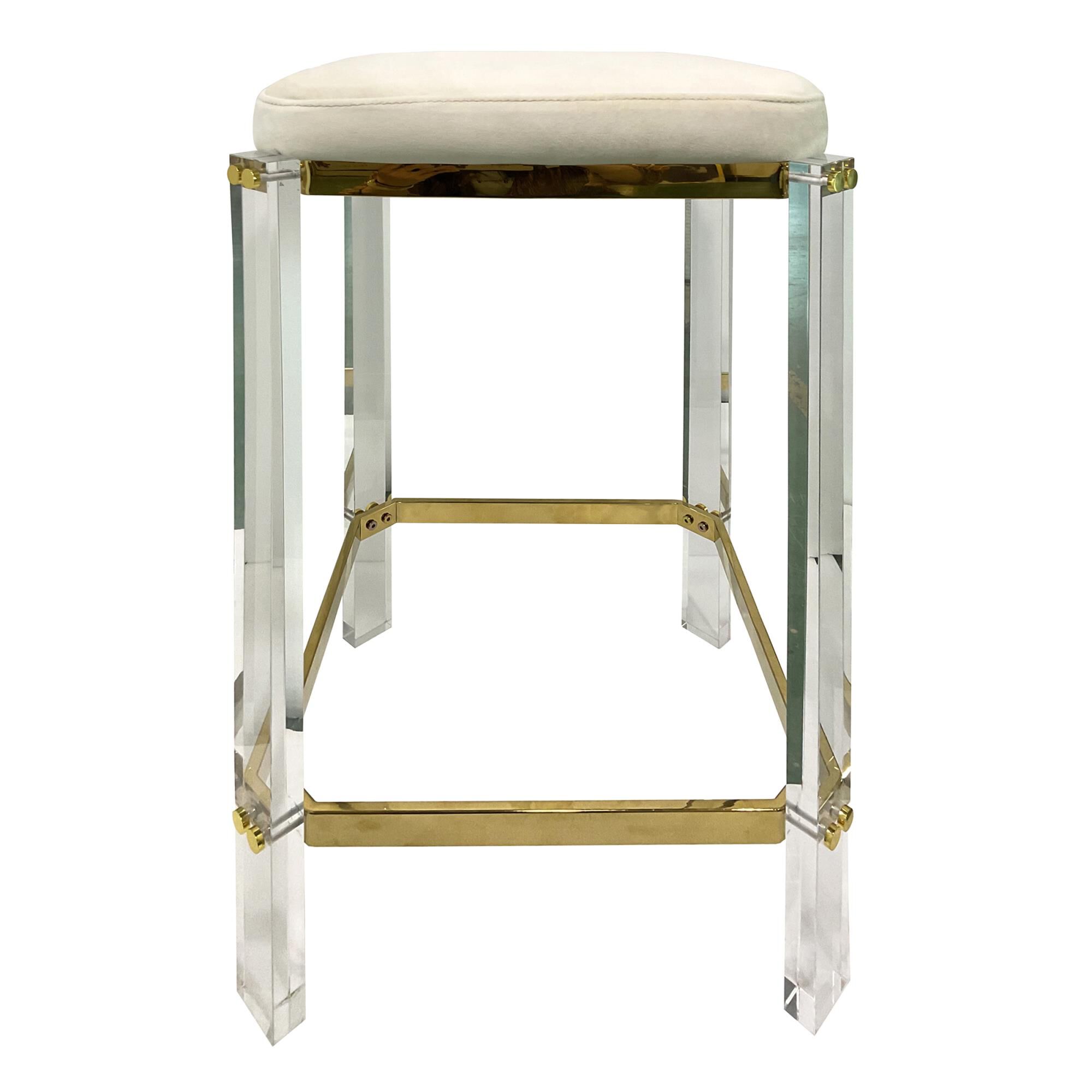 Helen 25 Inch Stool by Harp and Finial