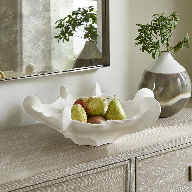 Grace Feyock Coral Mirage 20 Inch Bowl by Uttermost