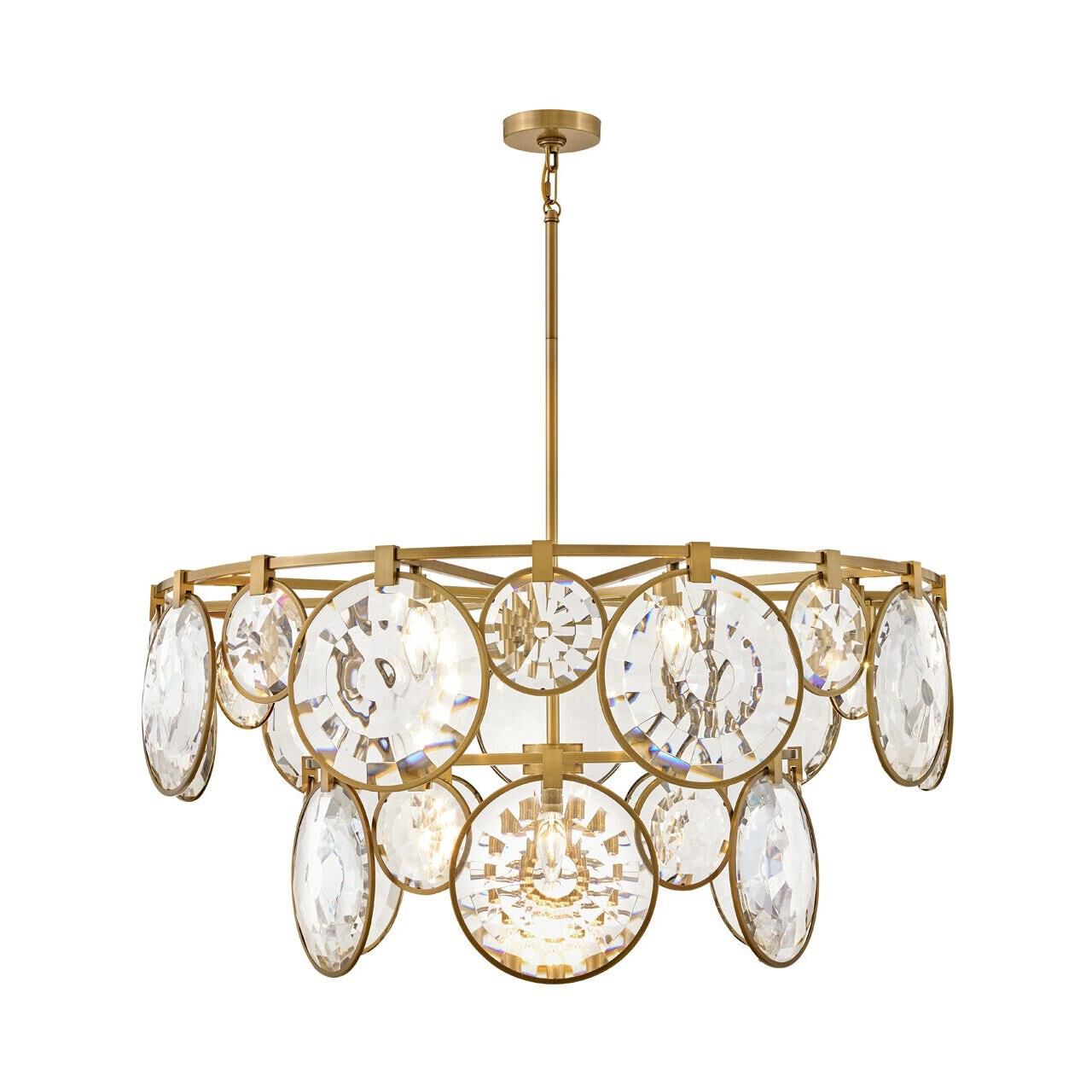 Nala 40 Inch 15 Light LED Chandelier by Fredrick Ramond