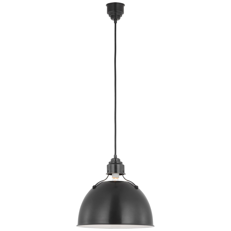 Visual Comfort Signature Collection Thomas O'Brien Eugene 15 Inch Large Pendant